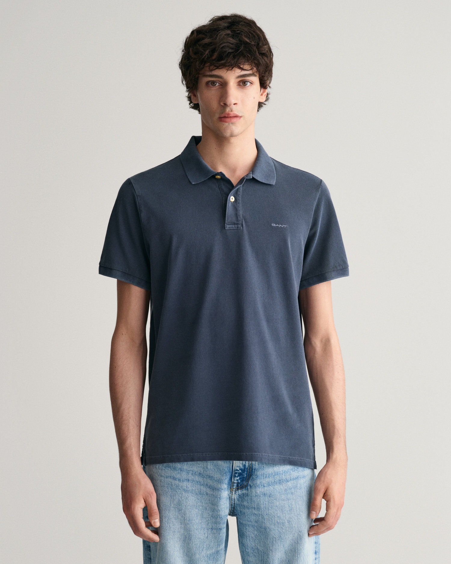 Gant Poloshirt, Sunfaded Pique Premium Polo Shirt von Gant