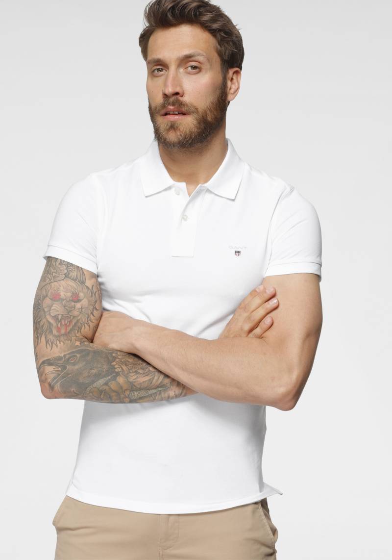 Gant Poloshirt »REGULAR ORIGINAL PIQUE SS RUGGER«, mit Knopfleiste am Ausschnitt von Gant