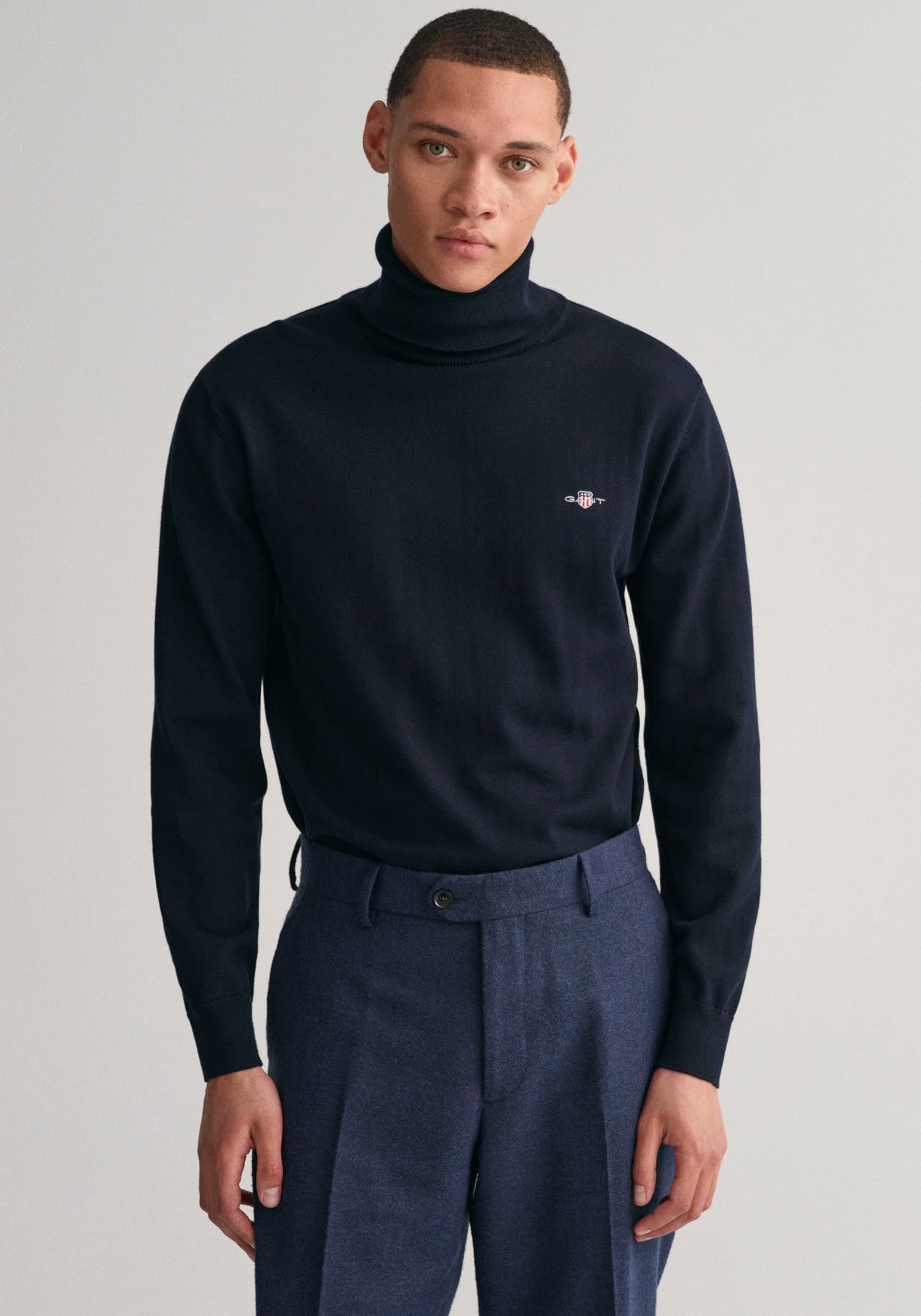 Gant Rollkragenpullover »CLASSIC COTTON ROLLERNECK«, Premium Rolli aus weicher 100% Baumwolle, Übergangspullover von Gant