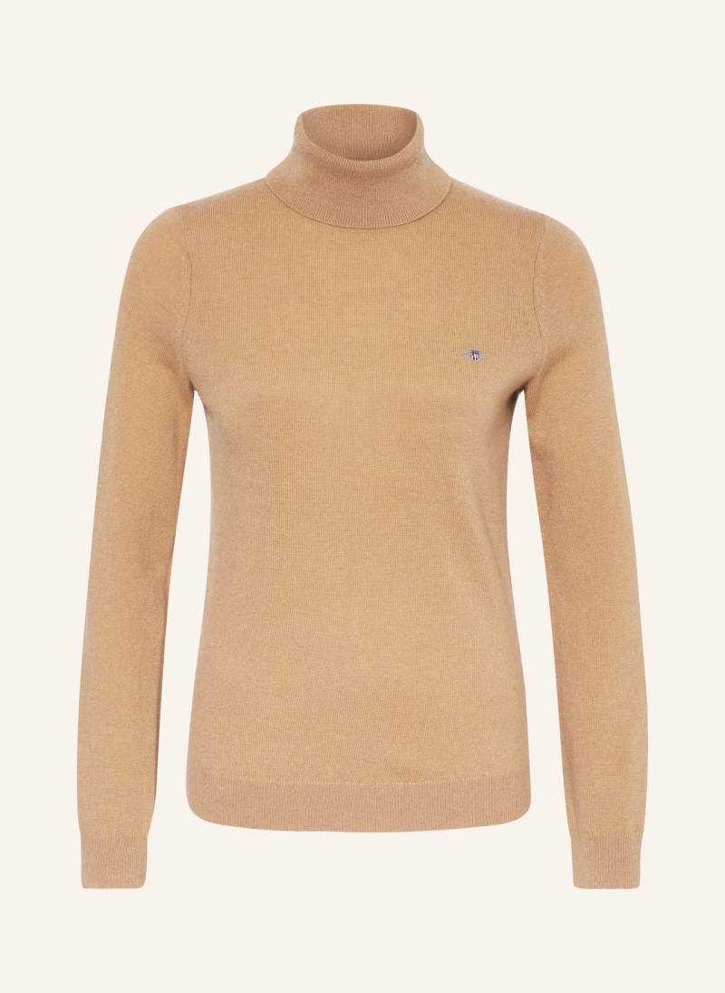 Gant Rollkragenpullover braun von Gant