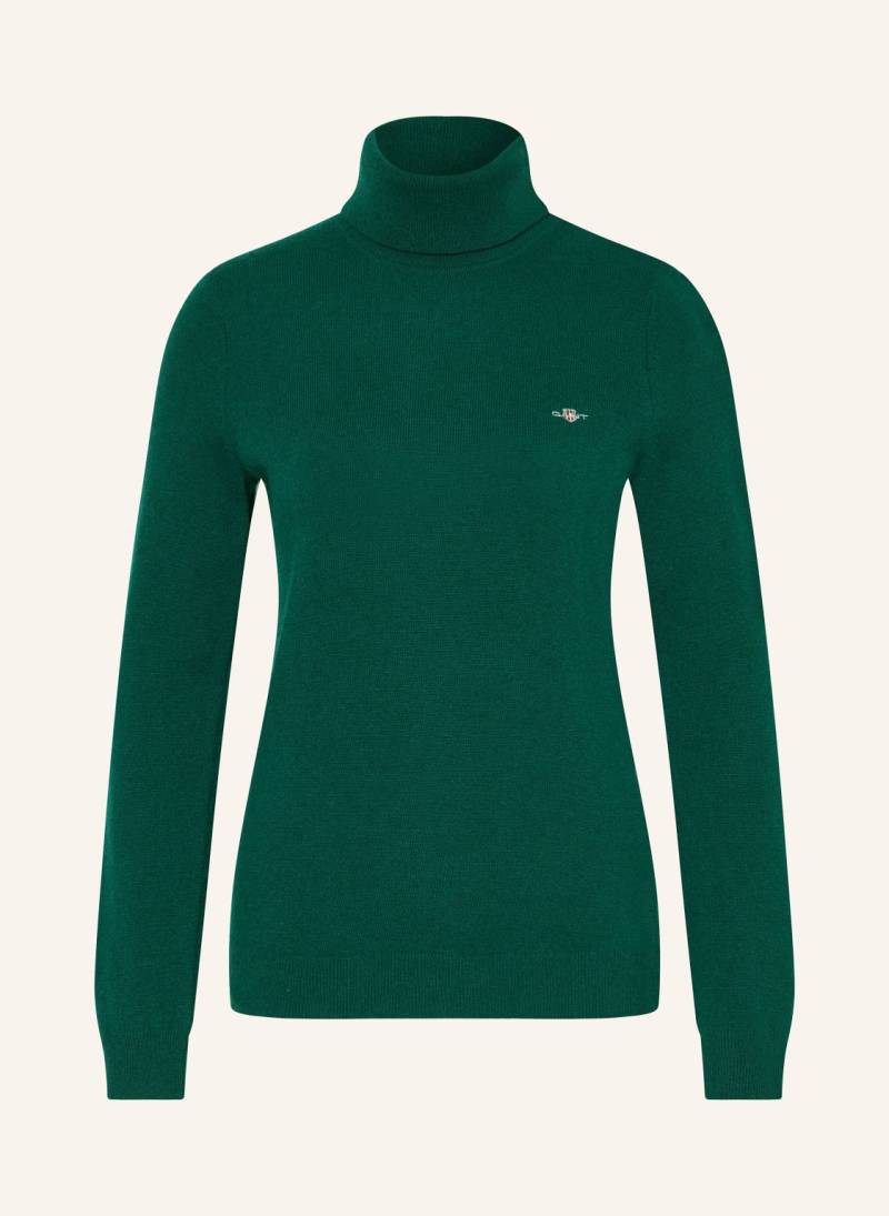 Gant Rollkragenpullover gruen von Gant