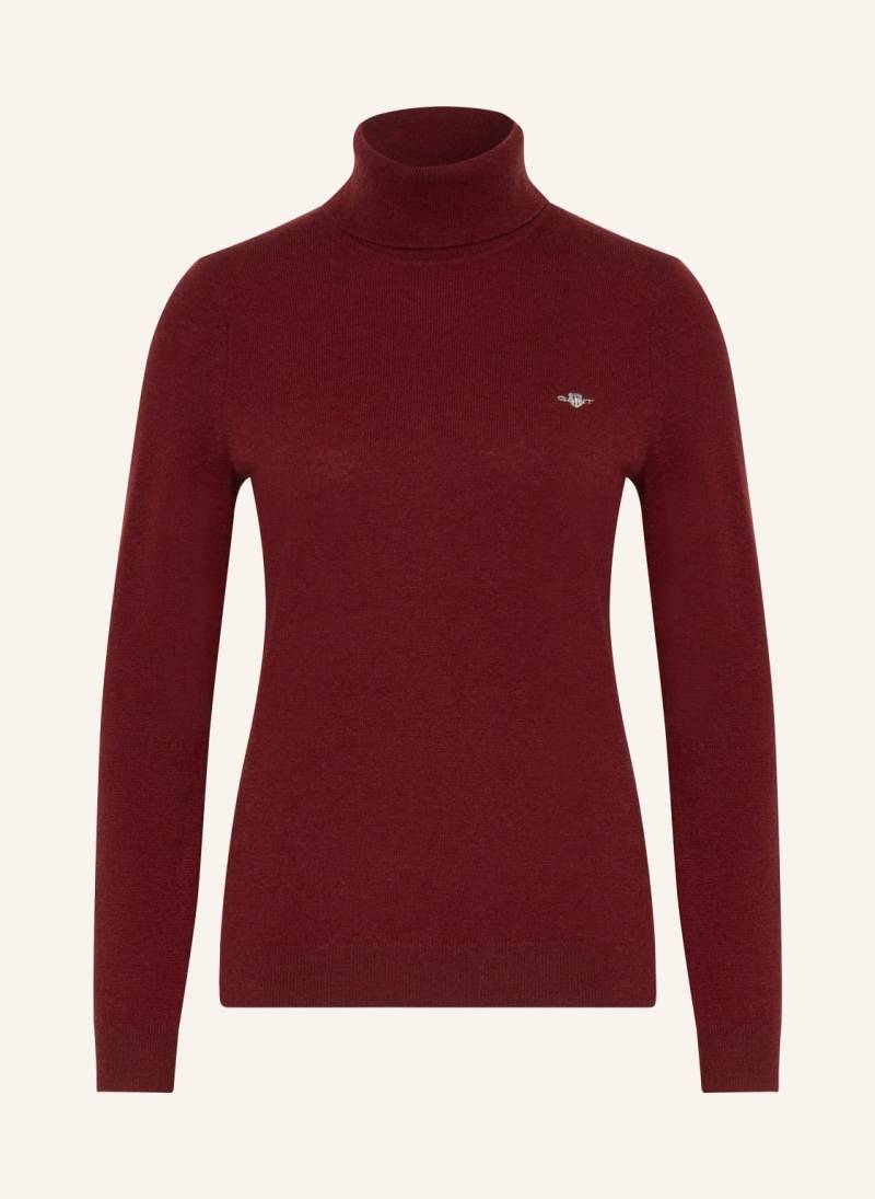 Gant Rollkragenpullover rot von Gant