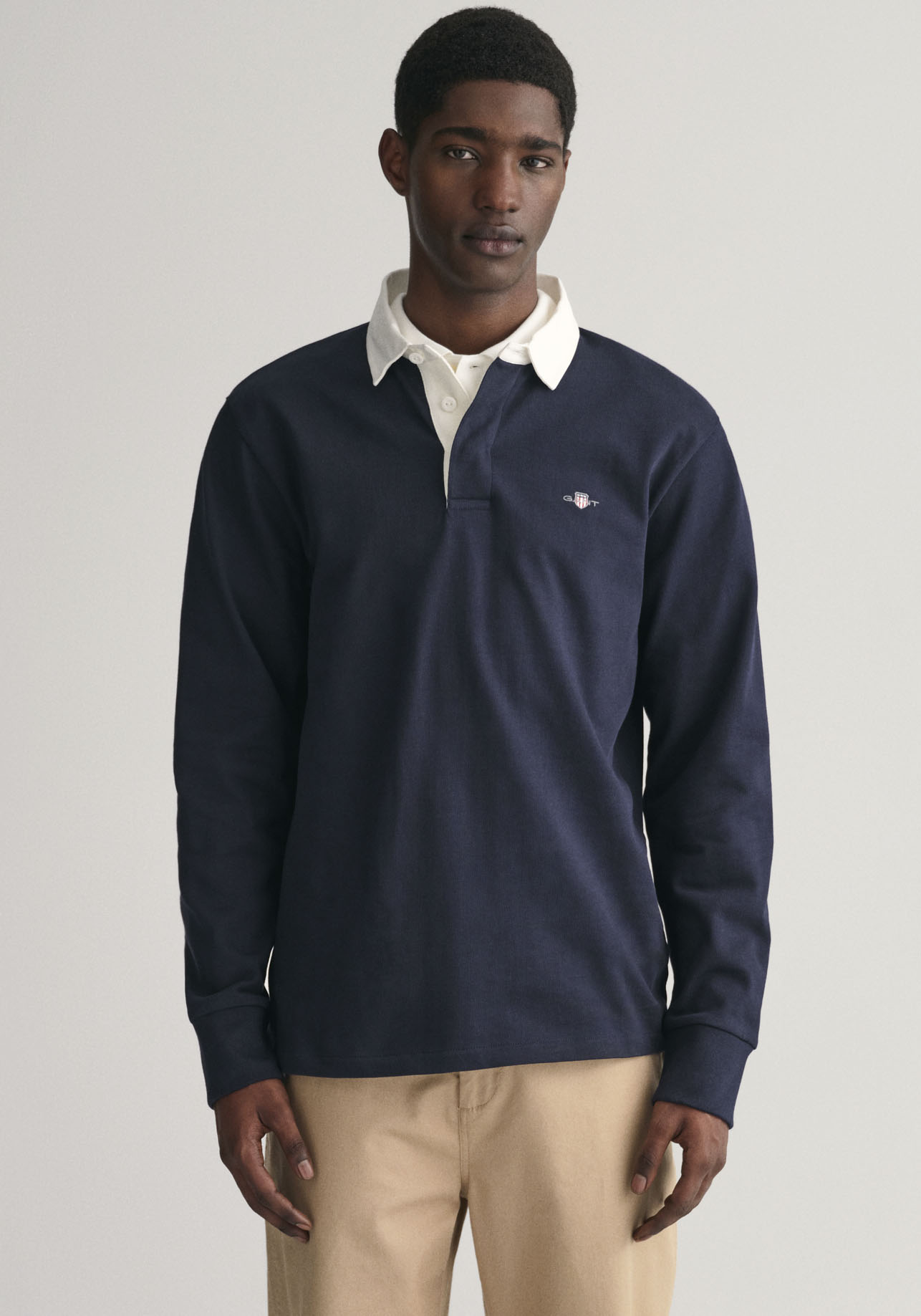 Gant Rugbyshirt »REG SHIELD HEAVY RUGGER«, mit Logostickerei auf der Brust Gant Rugbyshirt »REG SHIELD HEAVY RUGGER«, mit Logostickerei auf der Brust von Gant