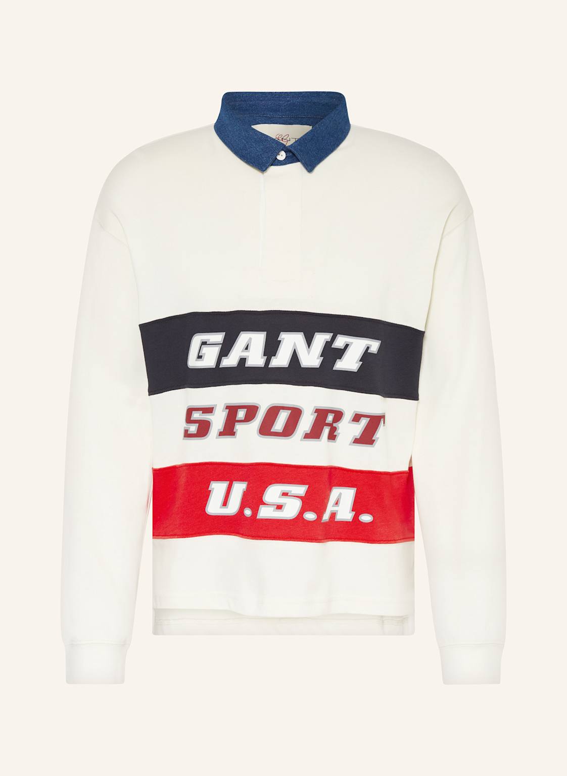 Gant Rugbyshirt weiss von Gant