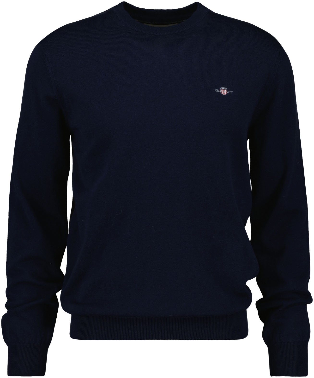 Gant Rundhalspullover »CTN/WO C-NECK«, mit Logostickerei Gant Rundhalspullover »CTN/WO C-NECK«, mit Logostickerei von Gant
