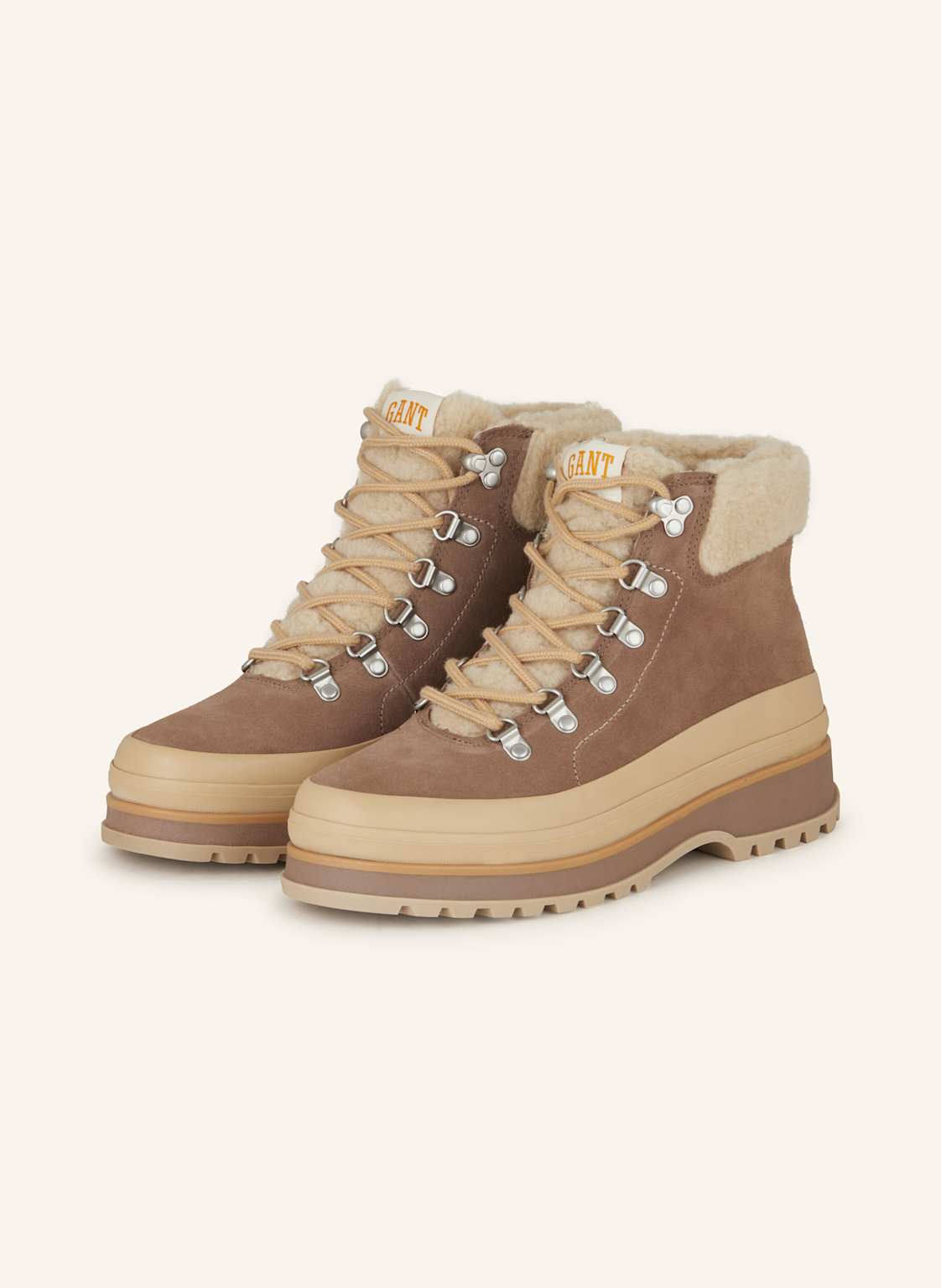 Gant Schnürboots Wintly beige von Gant