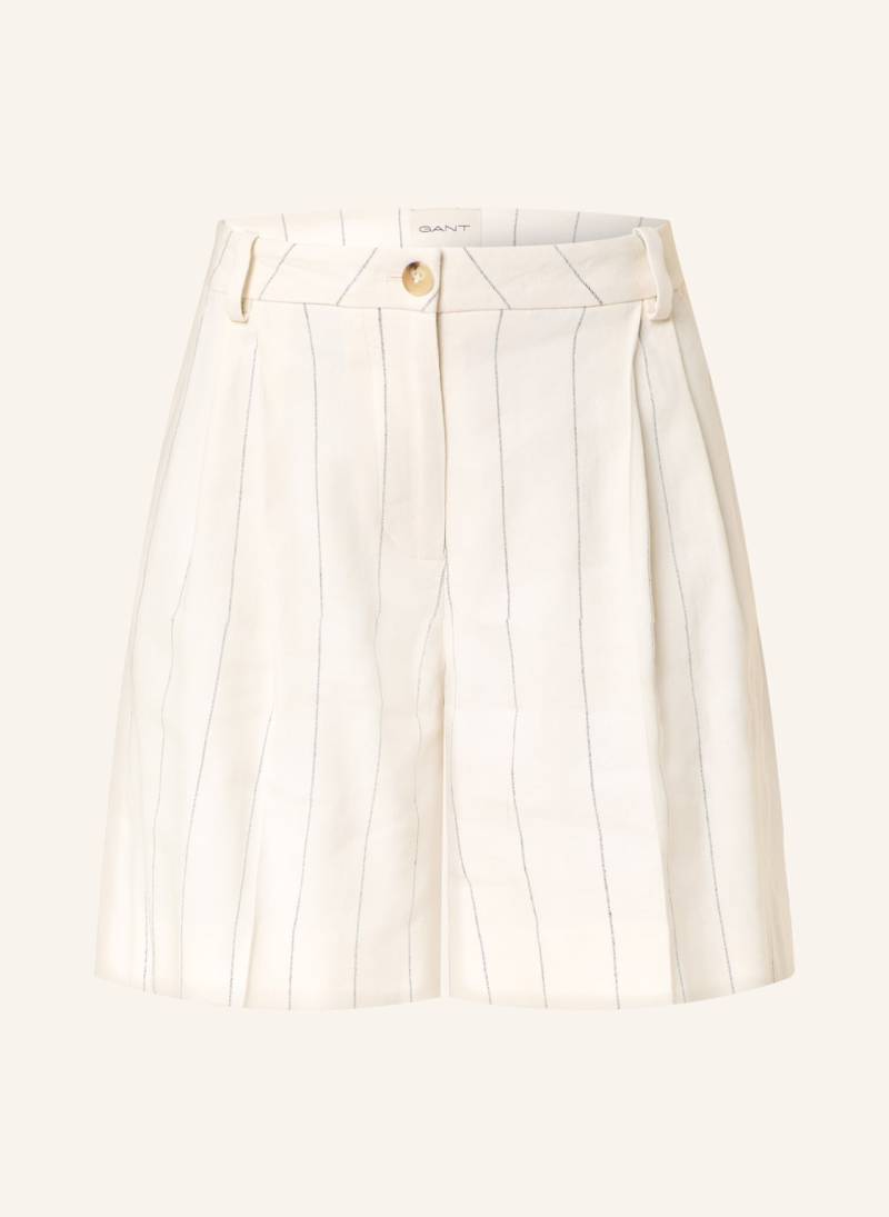 Gant Shorts Mit Leinen weiss von Gant