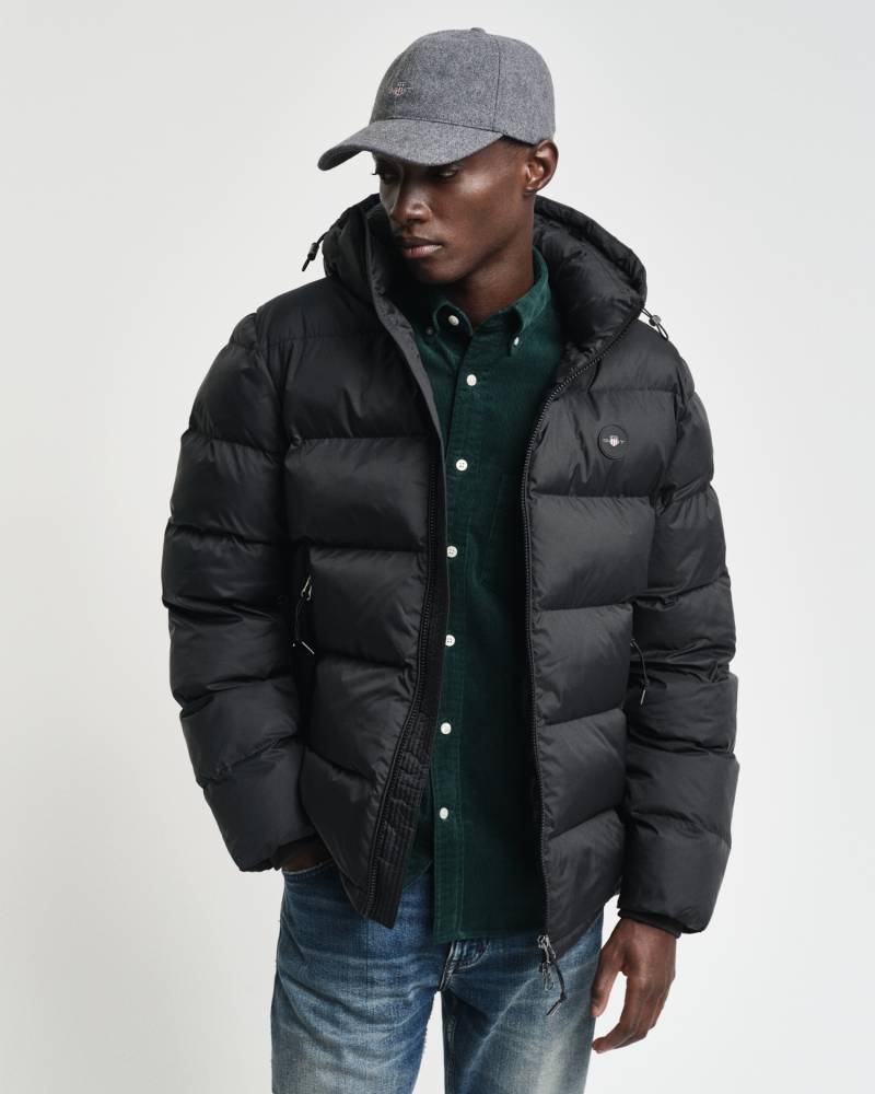 Gant Steppjacke »ACTIVE CLOUD JACKET«, mit Kapuze, Mit Windschutz-Bündchen, Silikon-Markenbadge von Gant