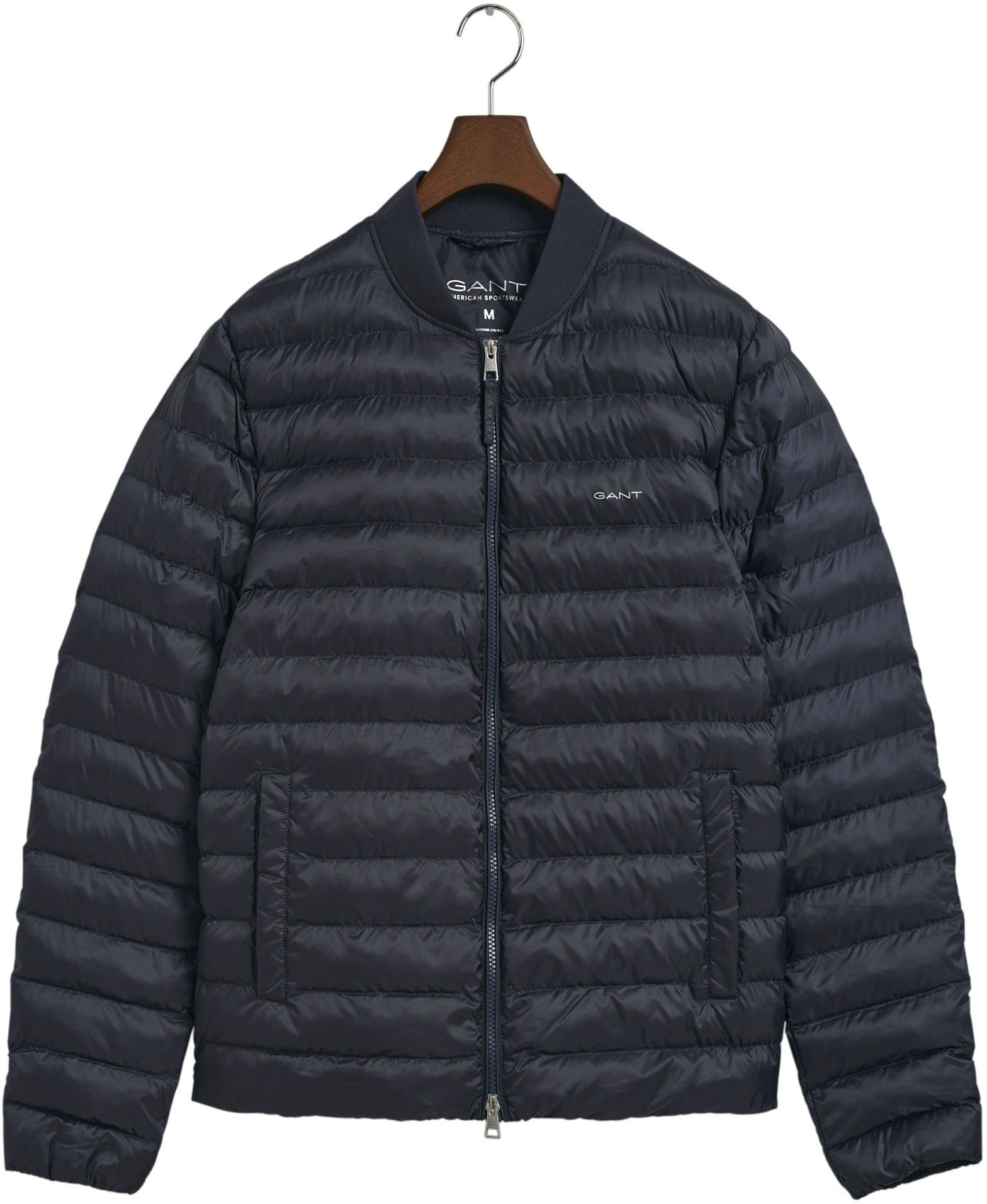 Gant Steppjacke »Light Weight Bomberjacke leicht pflegeleicht«, mit geripptem Bomberkragen von Gant