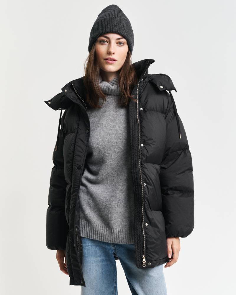 Gant Steppjacke »MID LENGTH DOWN JACKET«, mit Kapuze, mit 2-Wege-Reissverschluss von Gant