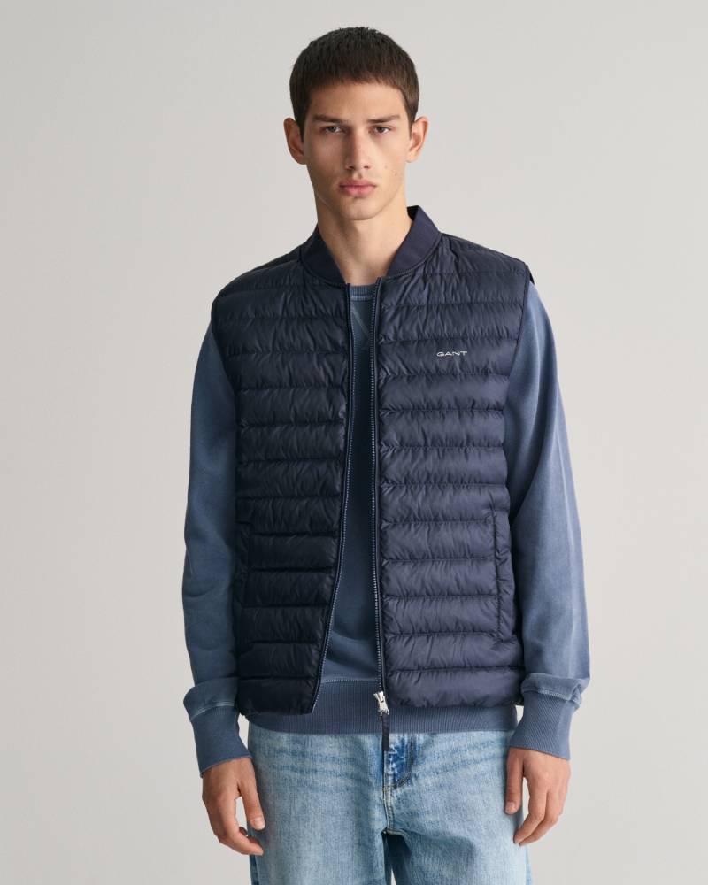 Gant Steppweste »LIGHT PADDED BOMBER VEST«, Mit Markenlabel am Rücken von Gant