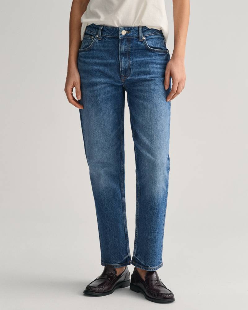 Gant Straight-Jeans »STRAIGHT CROPPED JEANS«, Verkürzte Jeans mit geradem Bein von Gant