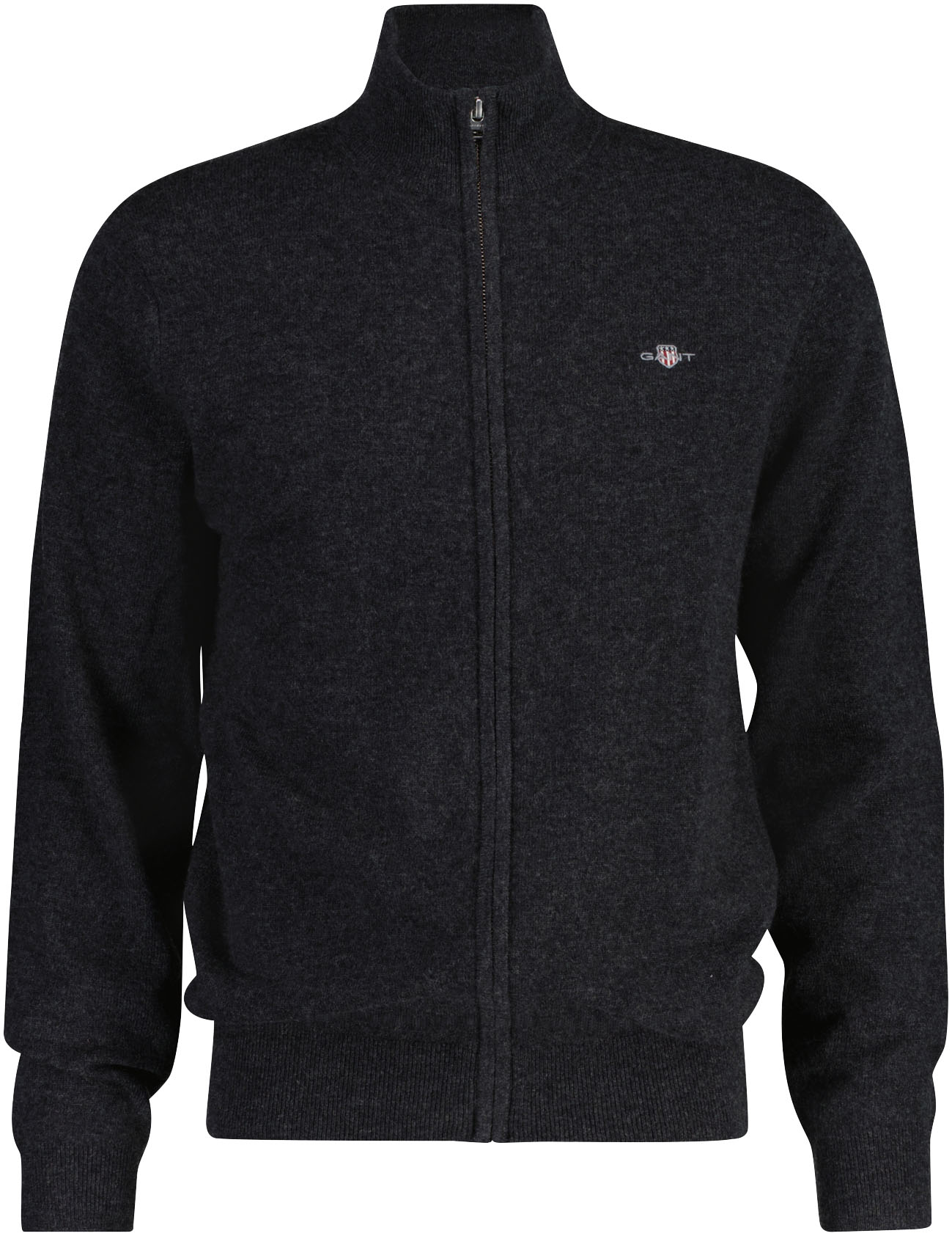 Gant Strickjacke »EXTRAFINE LAMBSWOOL ZIP CARDIGAN«, mit Logostickerei Gant Strickjacke »EXTRAFINE LAMBSWOOL ZIP CARDIGAN«, mit Logostickerei von Gant