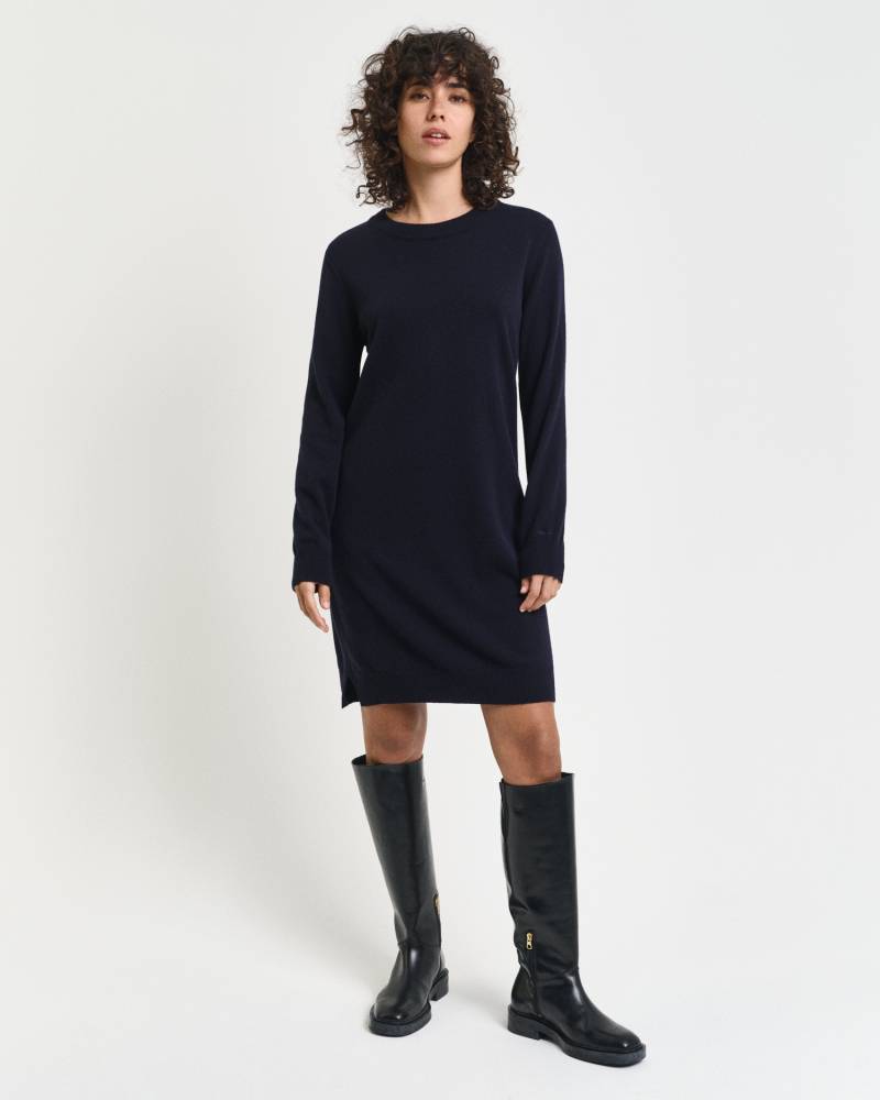 Gant Strickkleid »SUPERFINE LAMBSWOOL DRESS«, mit Seitenschlitzen von Gant