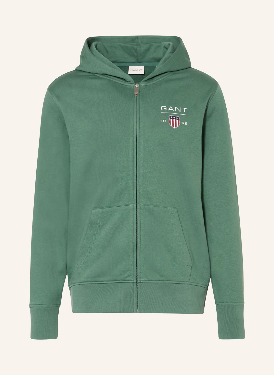 Gant Sweatjacke gruen von Gant