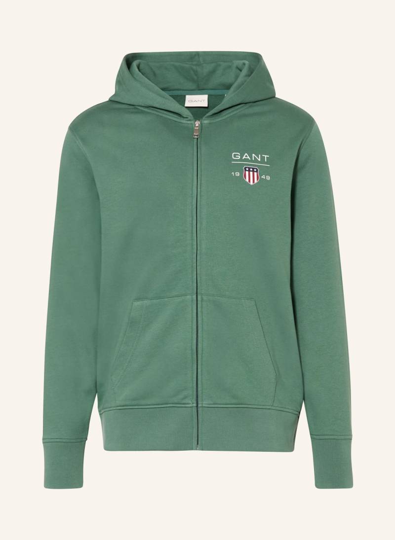 Gant Sweatjacke gruen von Gant