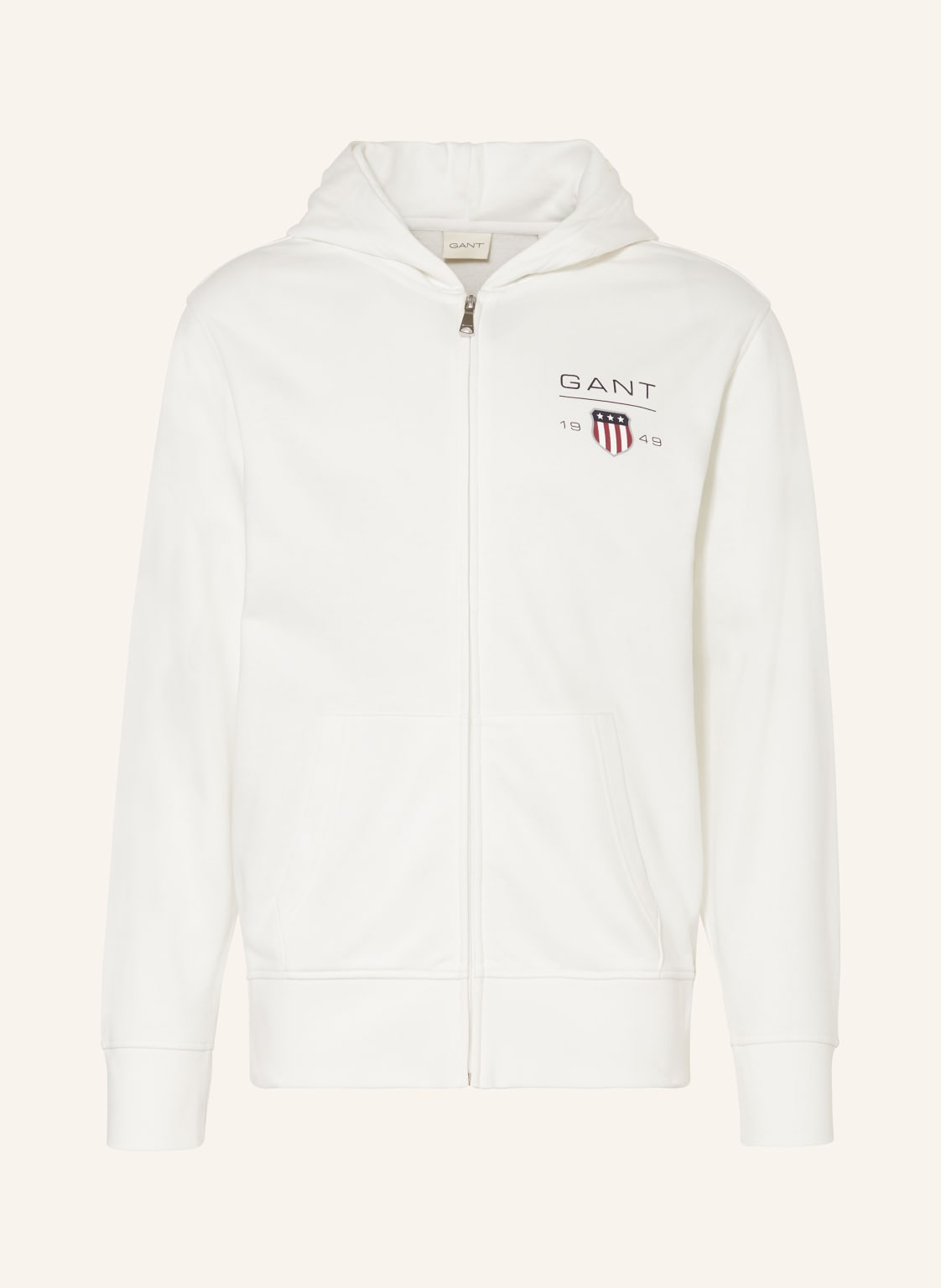Gant Sweatjacke weiss Gant Sweatjacke weiss von Gant
