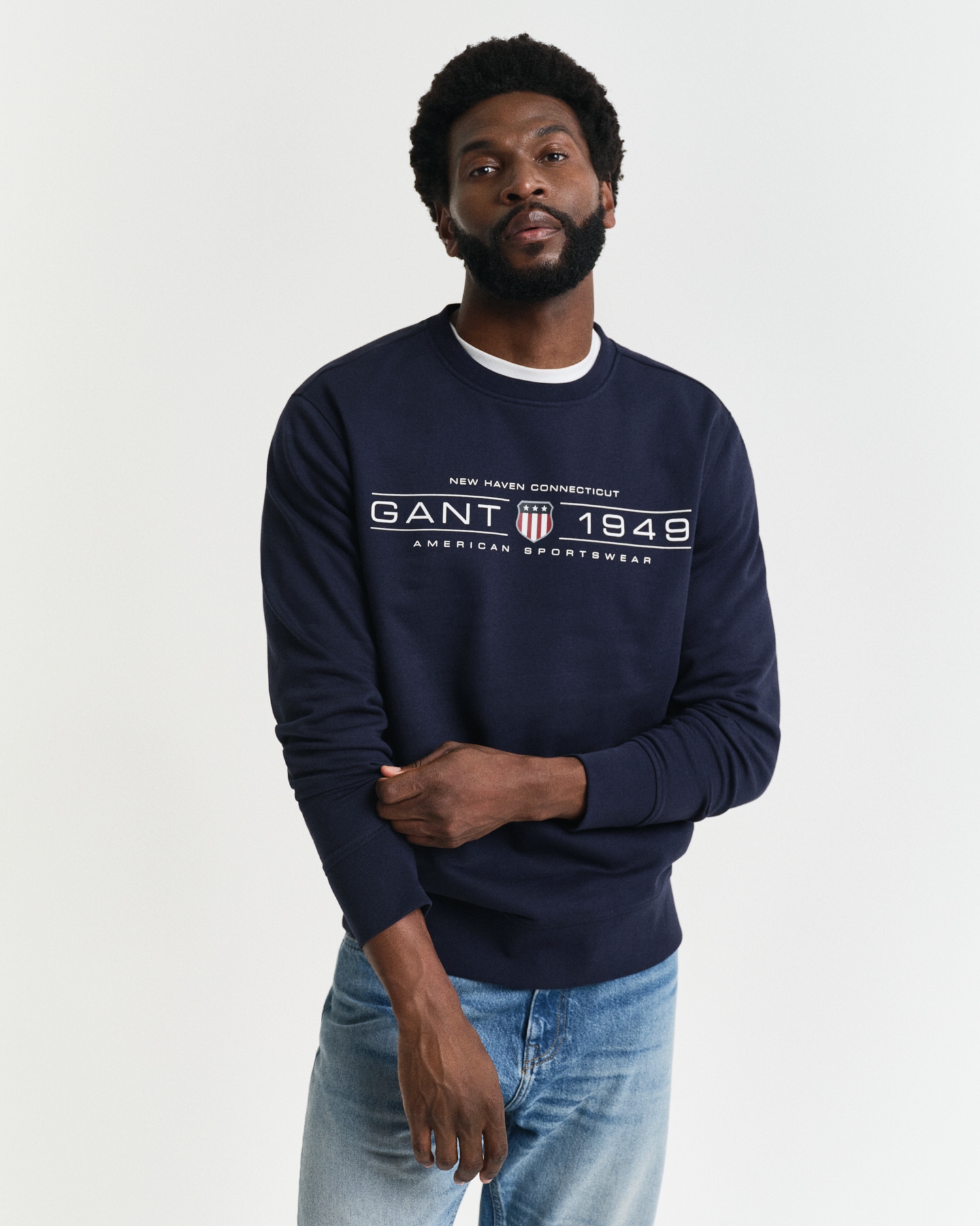 Gant Sweatshirt »GRAPHIC C-NECK SWEAT« von Gant