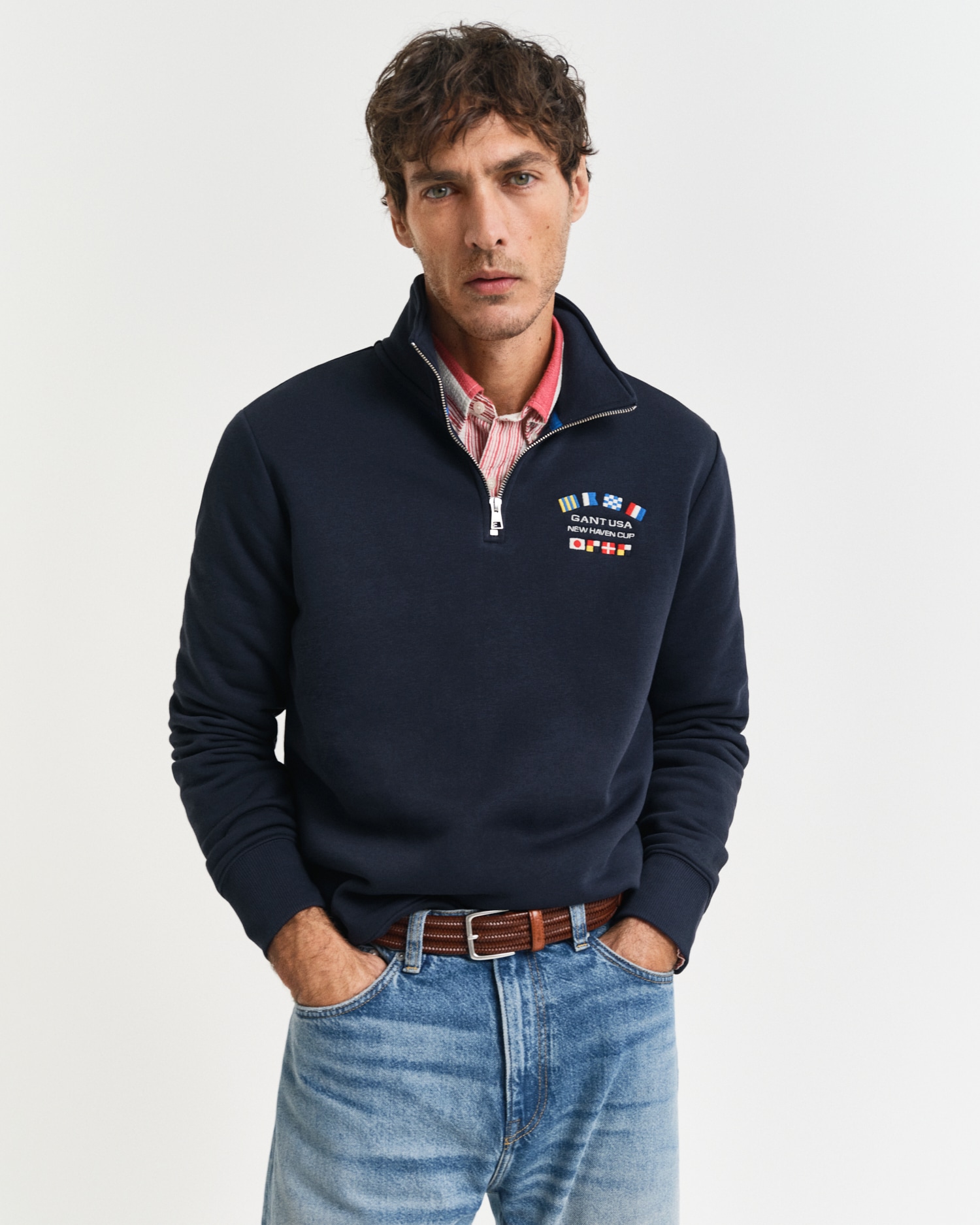 Gant Sweatshirt »GRAPHIC HALF ZIP« von Gant