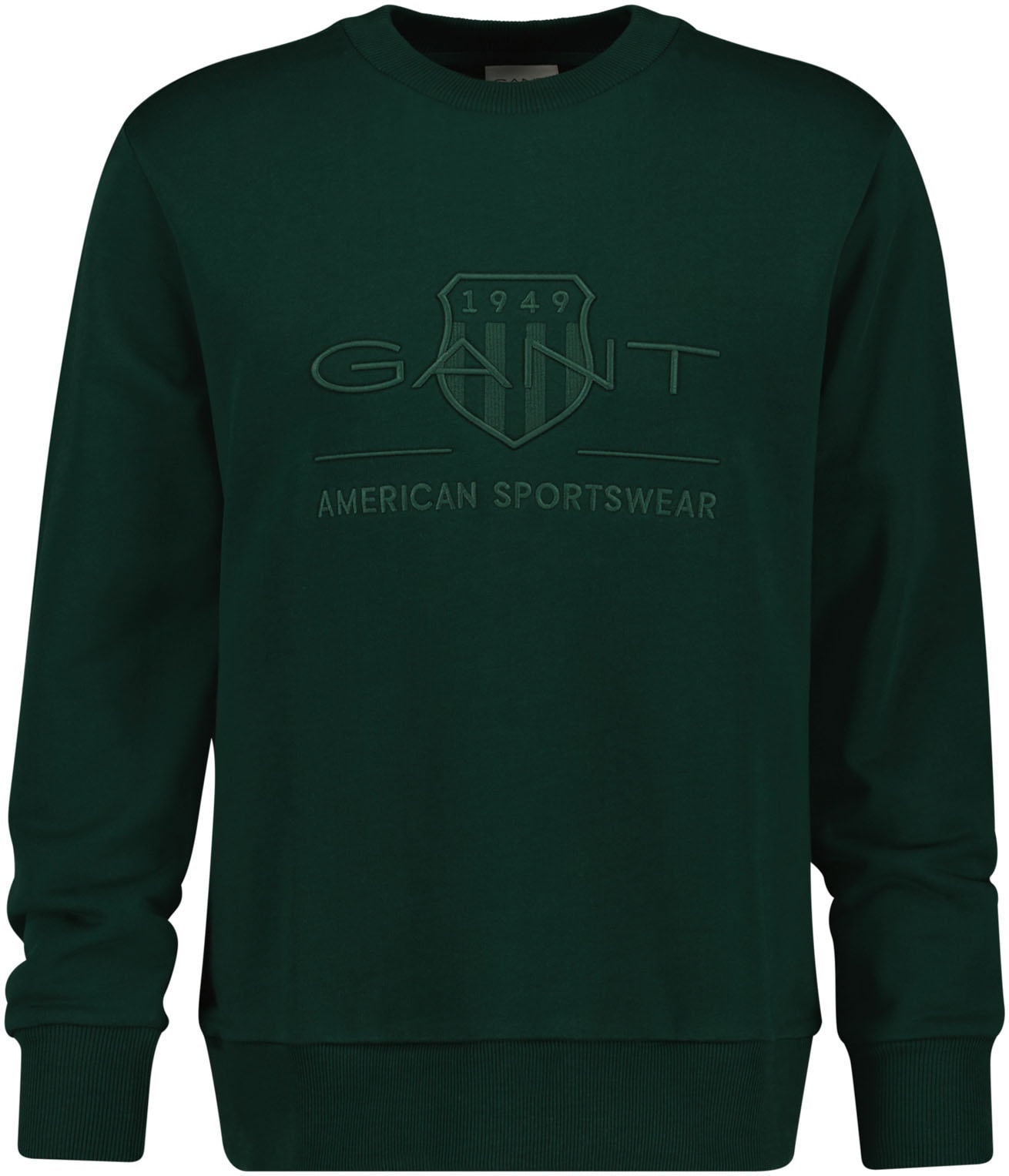 Gant Sweatshirt »REG TONAL SHIELD C-NECK SWEAT«, mit Logostickerei von Gant