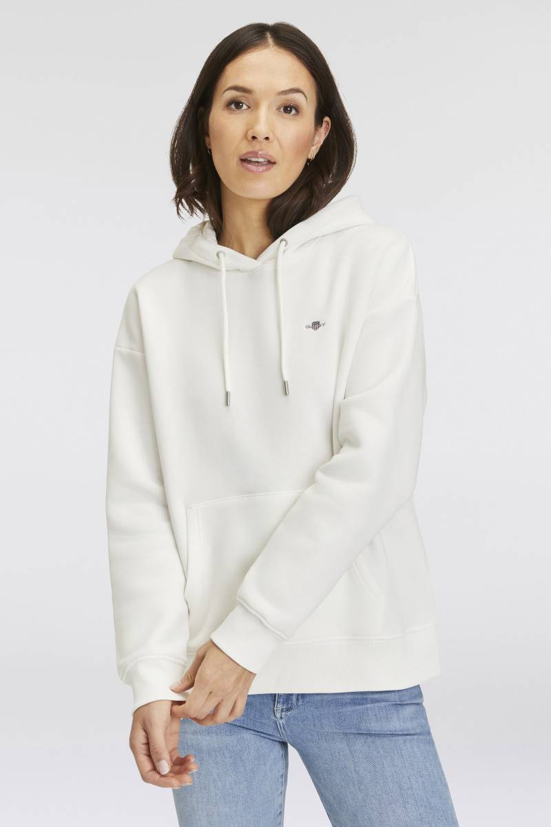 Gant Sweatshirt »REL SHIELD HOODIE«, mit GANT-Stickerei auf der Brust von Gant