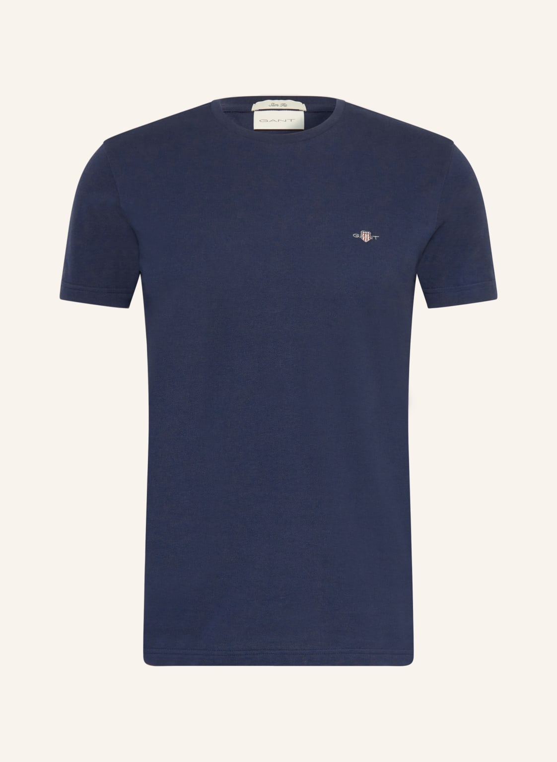 Gant T-Shirt Aus Piqué blau Gant T-Shirt Aus Piqué blau von Gant