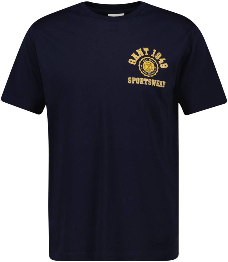 Gant T-Shirt »CREST GRAPHIC TSHIRT«, mit kontrastfarbenen Print von Gant