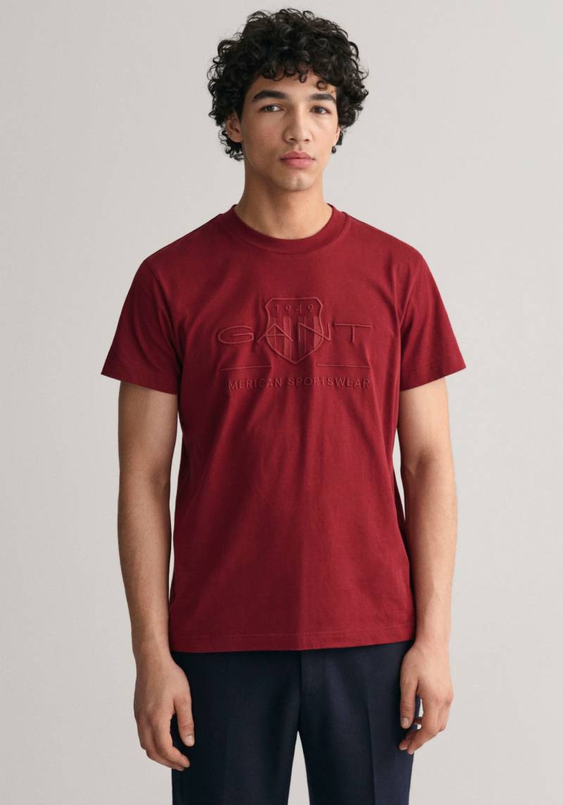 Gant T-Shirt »D.1 GANT PRIDE PIQUE«, mit Logostickerei auf der Brust von Gant