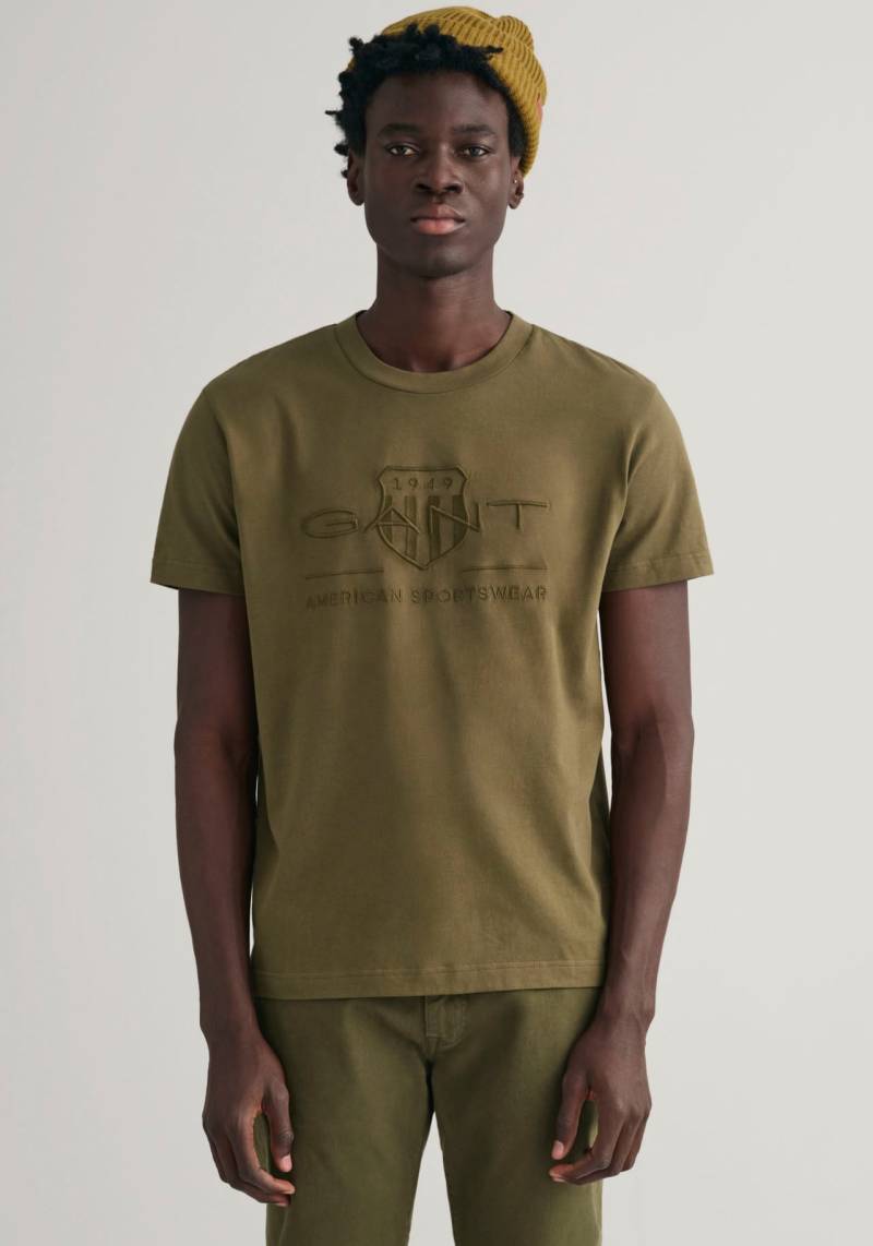 Gant T-Shirt »D.1 GANT PRIDE PIQUE«, mit Logostickerei auf der Brust von Gant