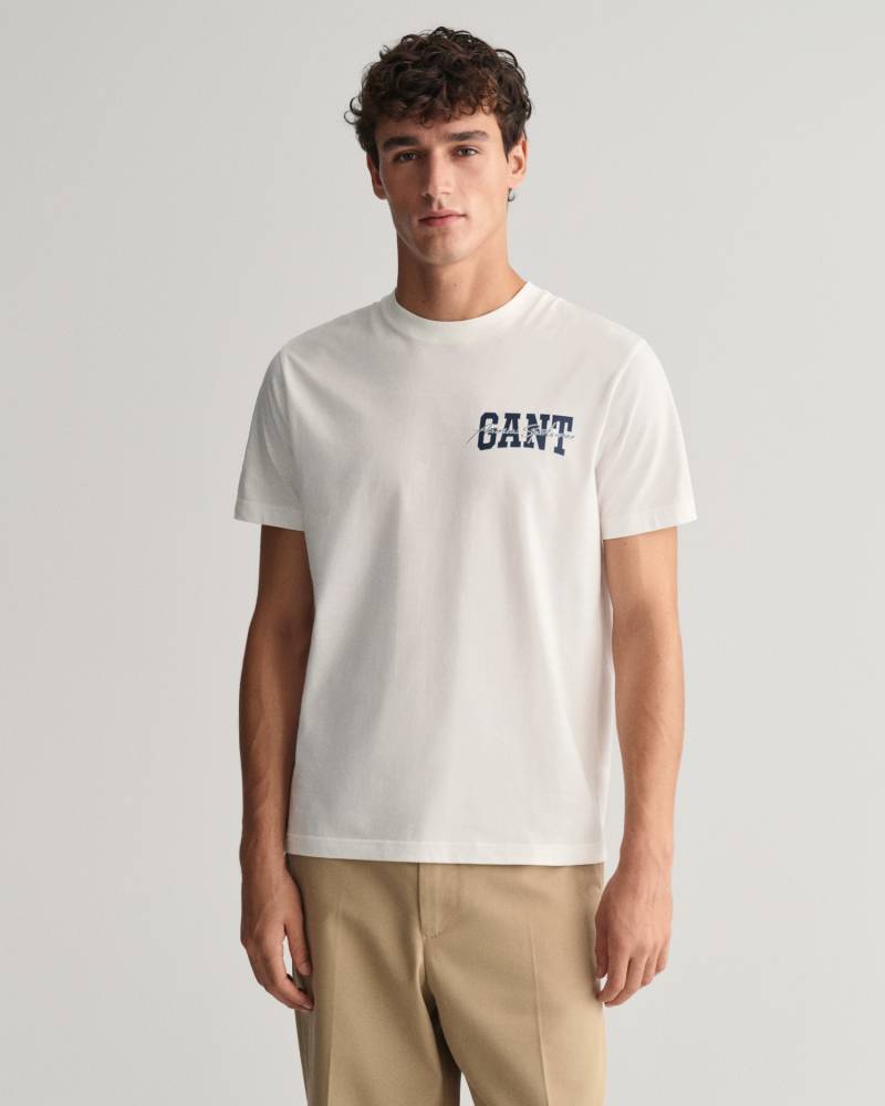 Gant T-Shirt »GANT Arch Script Graphic T-Shirt«, mehrfarbiger Print von Gant