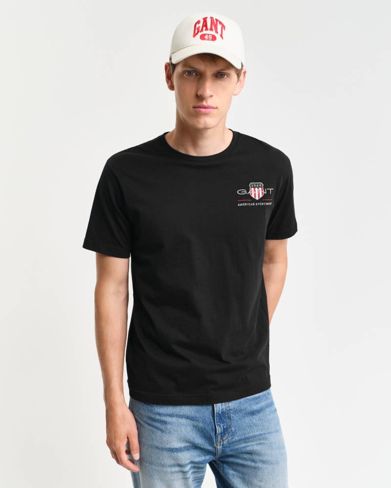 Gant T-Shirt »REG ARCHIVE SHIELD EMB SS T-SHIRT«, von dem Archiv aus den 1980er-Jahren inspiriert von Gant