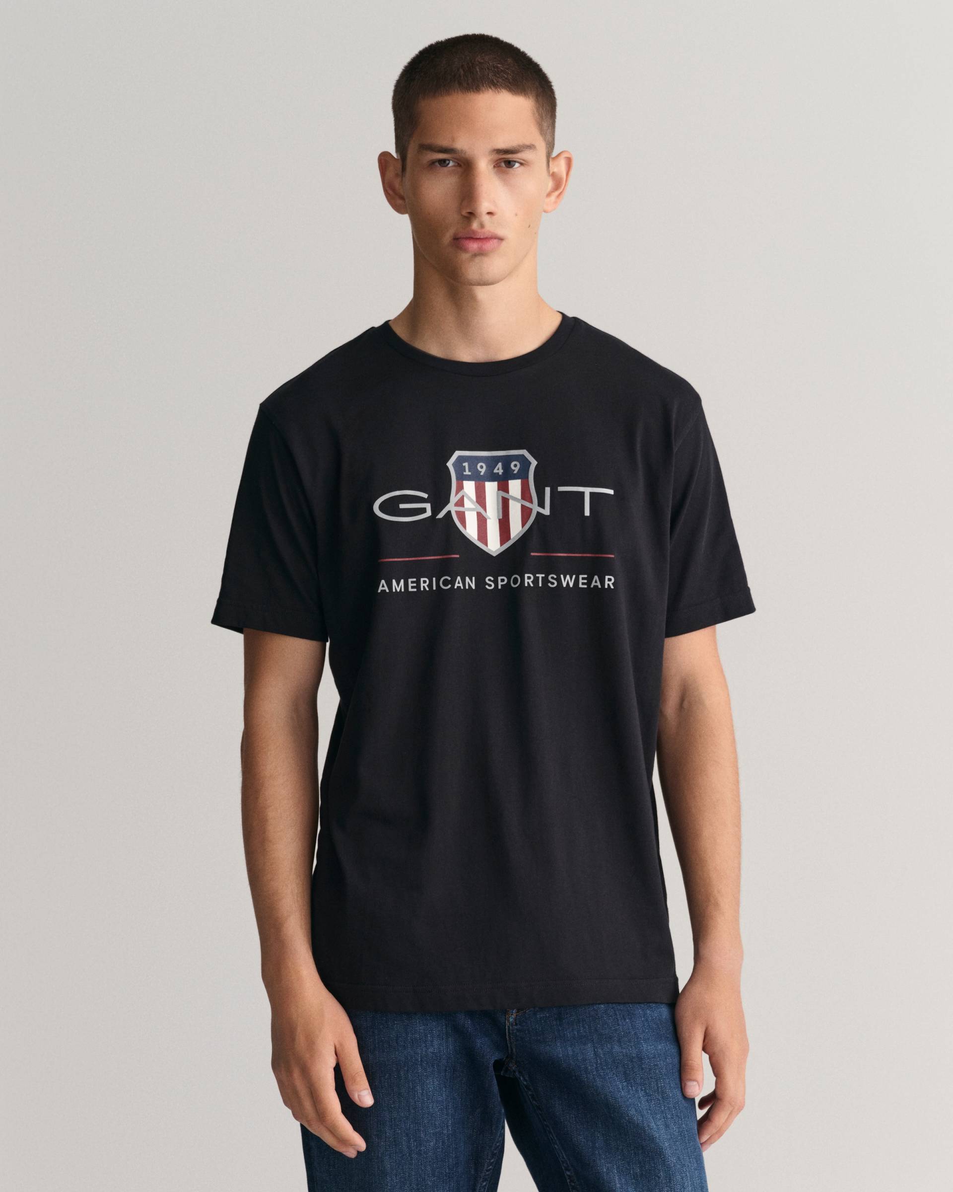 Gant T-Shirt »REG ARCHIVE SHIELD SS T-SHIRT«, mit Logodruck auf der Brust von Gant