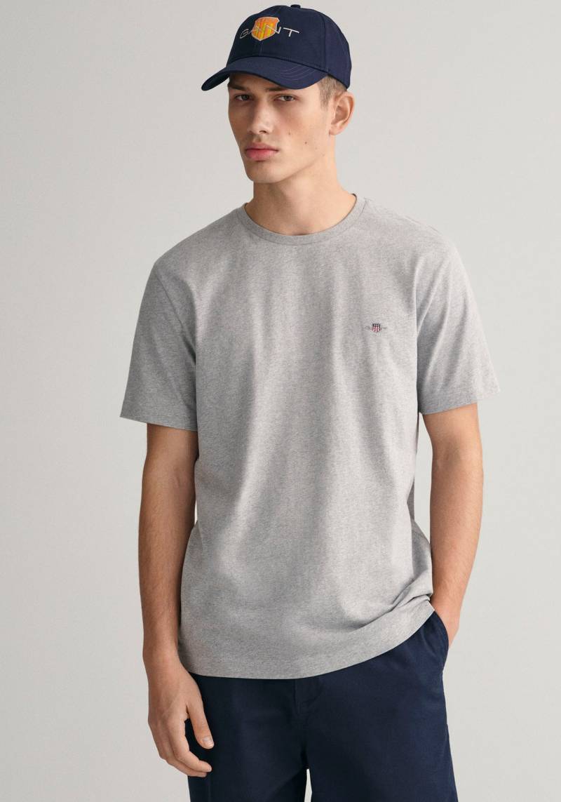 Gant T-Shirt »REG SHIELD SS T-SHIRT«, mit Logostickerei auf der Brust von Gant