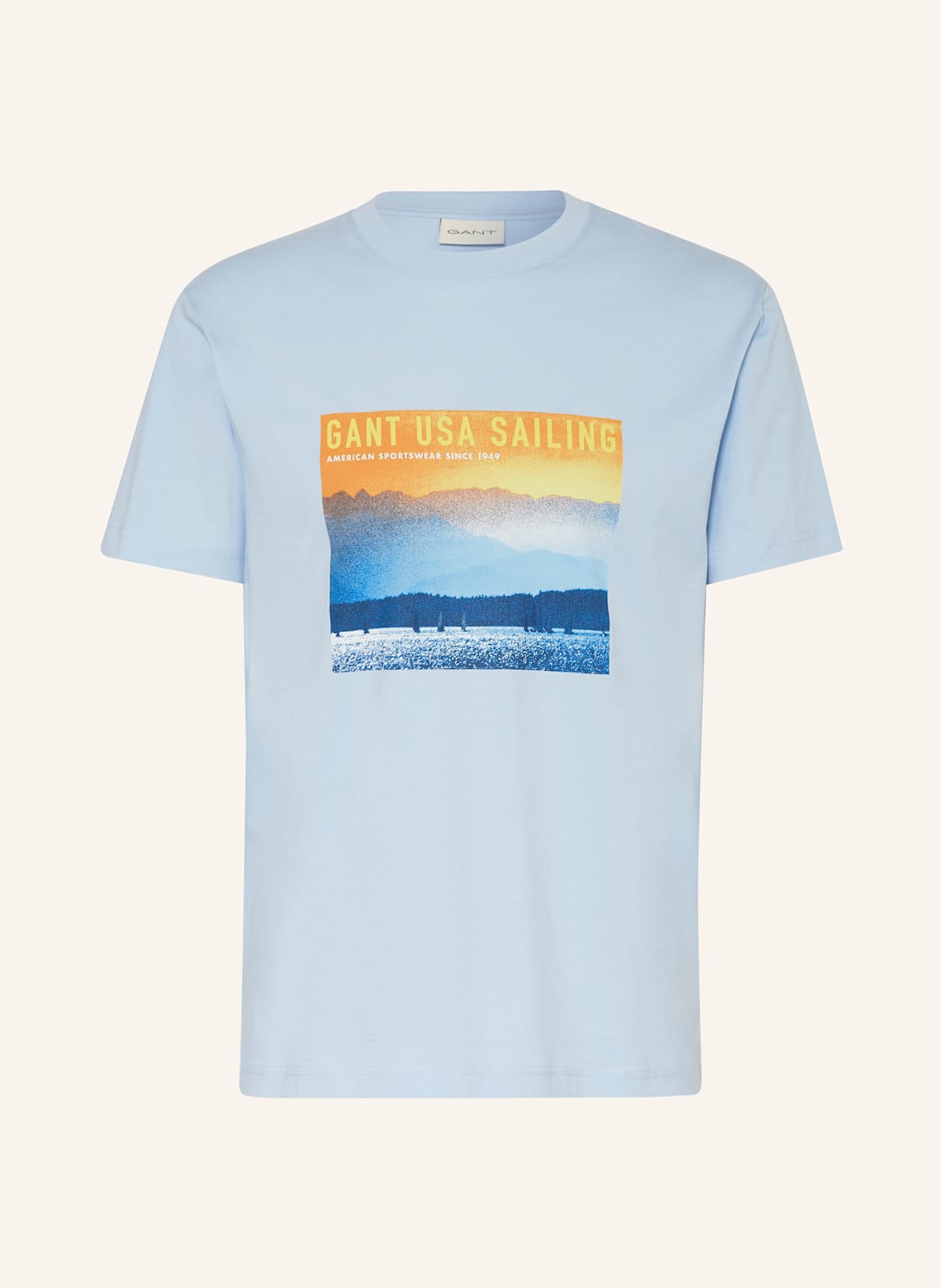 Gant T-Shirt blau Gant T-Shirt blau von Gant