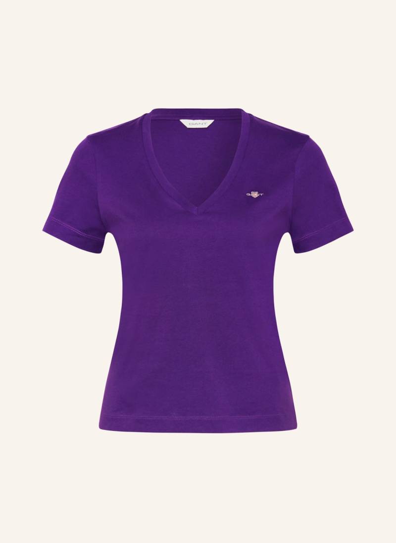 Gant T-Shirt lila von Gant