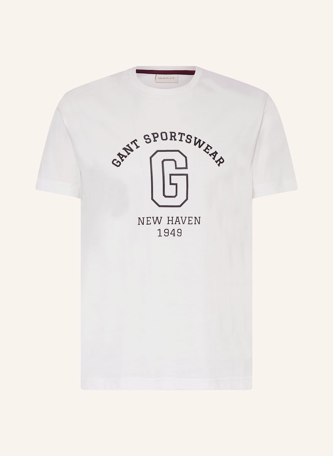 Gant T-Shirt weiss Gant T-Shirt weiss von Gant