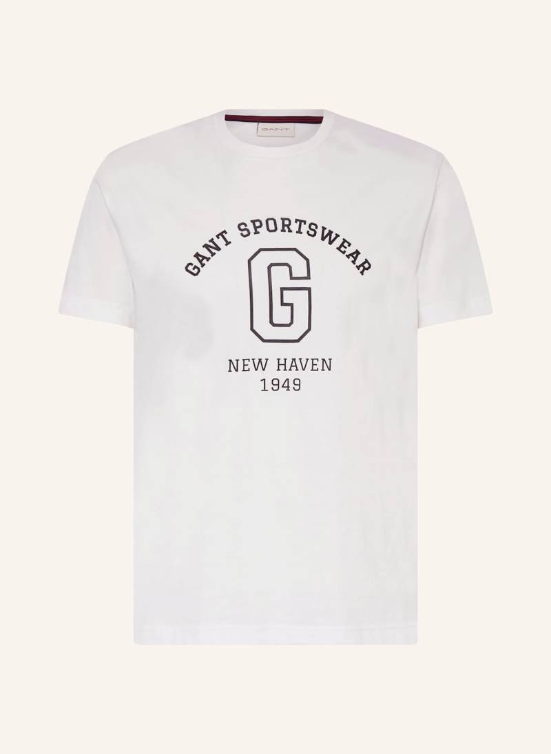 Gant T-Shirt weiss von Gant