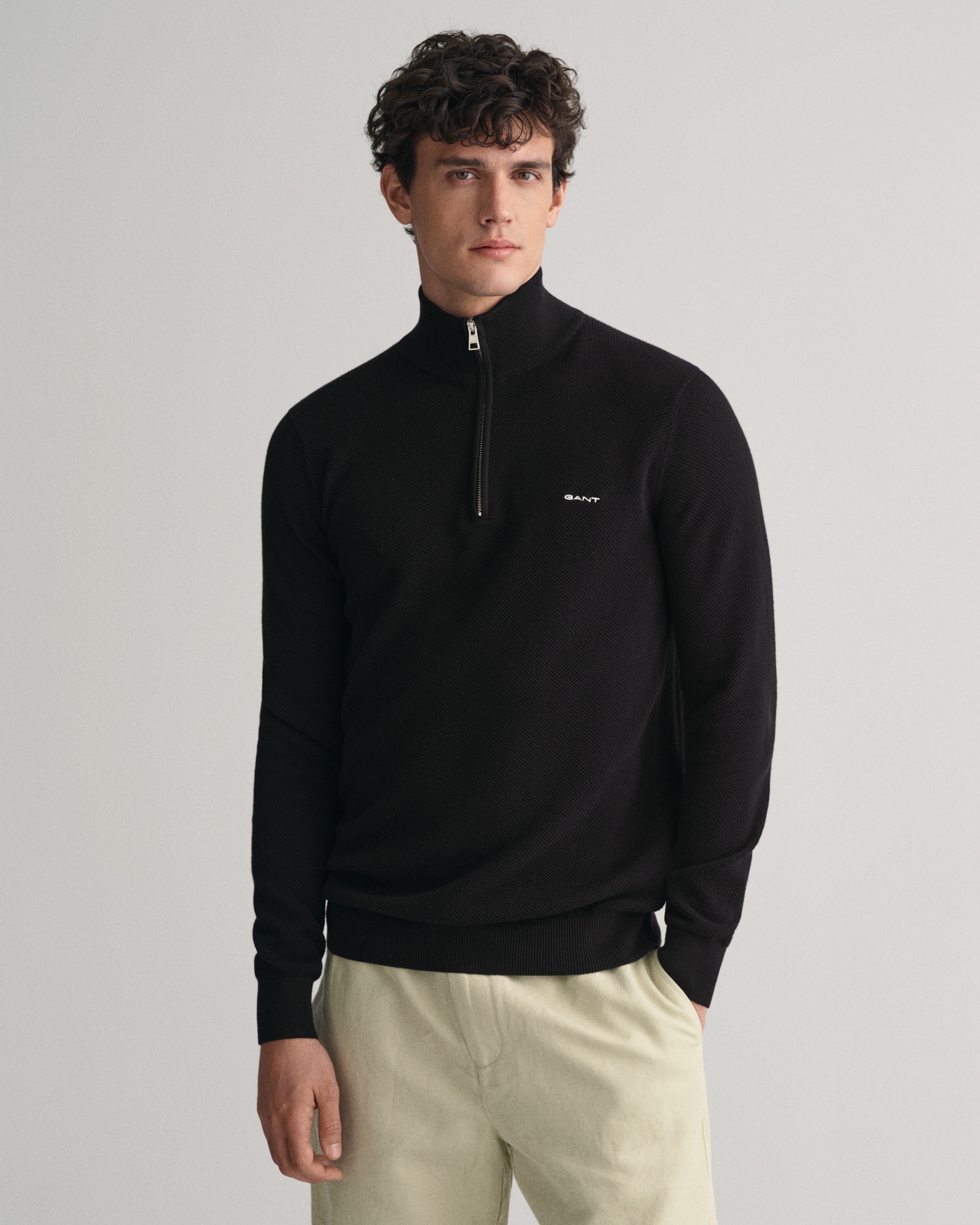 Gant Troyer »COTTON PIQUE HALF ZIP«, mit Piqué-Struktur Gant Troyer »COTTON PIQUE HALF ZIP«, mit Piqué-Struktur von Gant