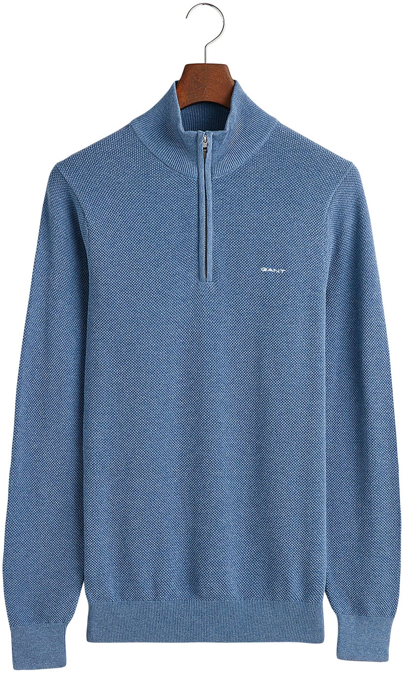 Gant Troyer »COTTON PIQUE HALF ZIP«, mit Piqué-Struktur von Gant