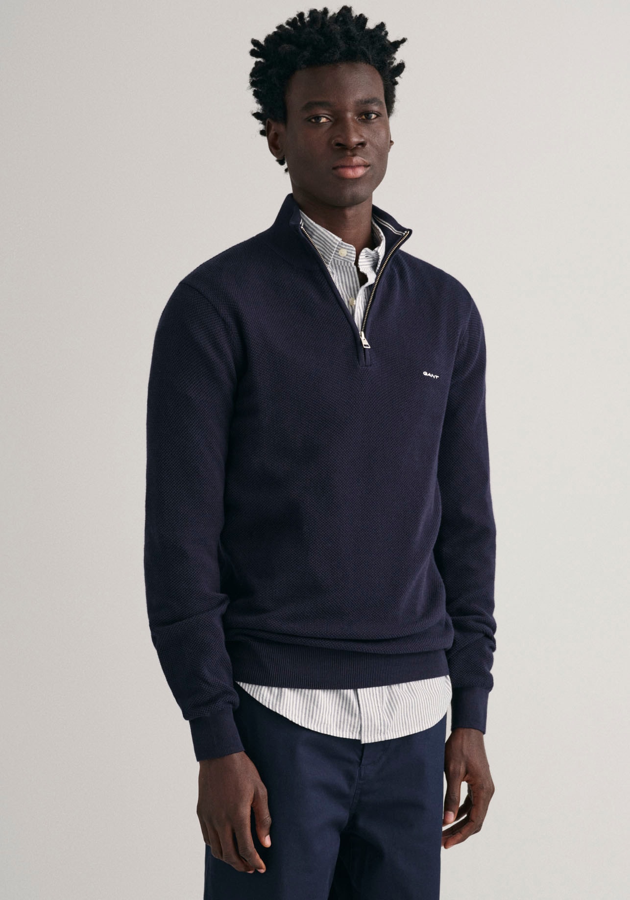 Gant Troyer »COTTON PIQUE HALF ZIP«, mit Piqué-Struktur Gant Troyer »COTTON PIQUE HALF ZIP«, mit Piqué-Struktur von Gant