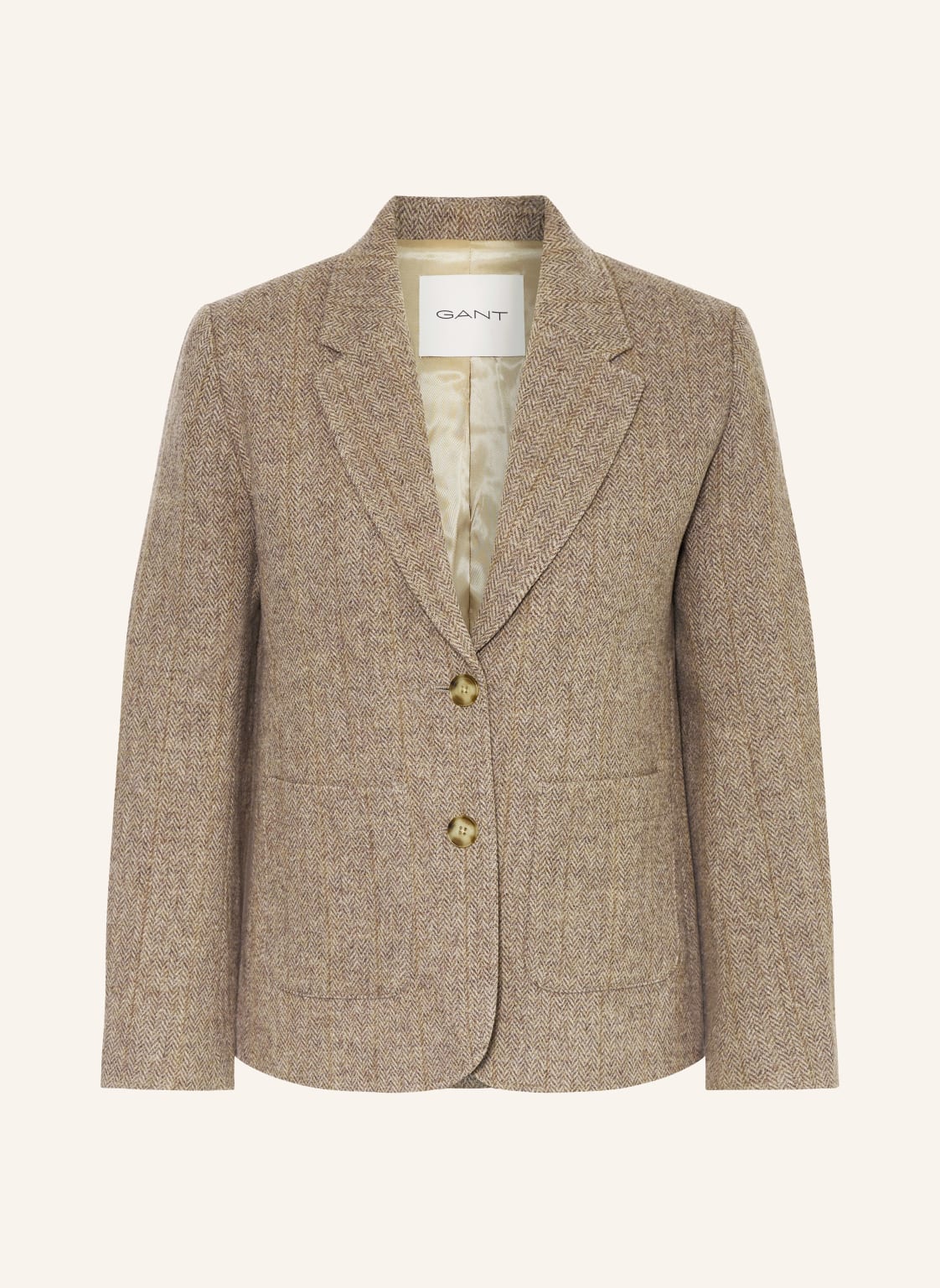 Gant Tweed-Blazer beige von Gant