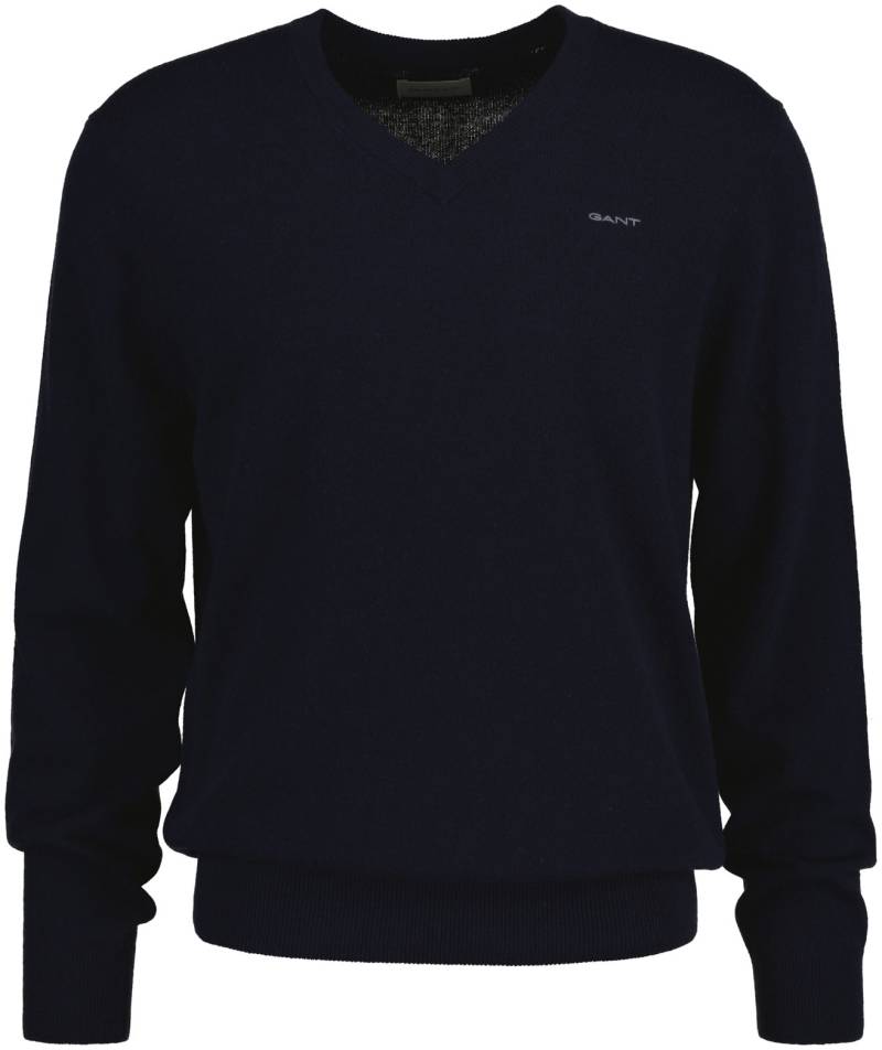 Gant V-Ausschnitt-Pullover »Extrafine Lambswool V-Neck«, Lammwolle, Premium, High Quality Wollpullover von Gant