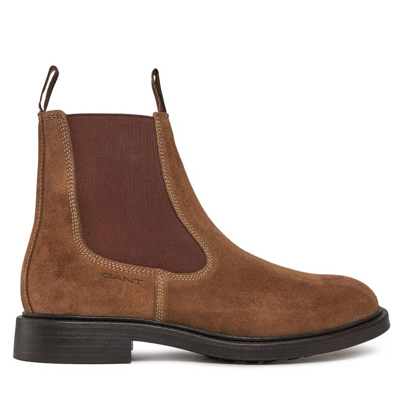 Klassische Stiefeletten Gant Millbro Chelsea Boot 27633415 Khakifarben von Gant