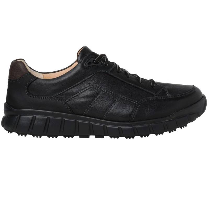 Evo - Leder Sneaker Herren Schwarz 40 von Ganter