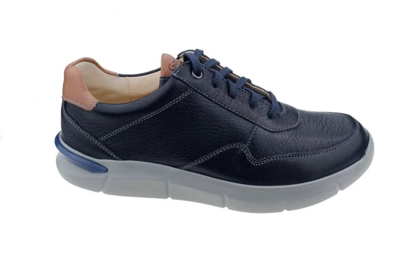 George - Leder Sneaker Herren Blau 40.5 von Ganter