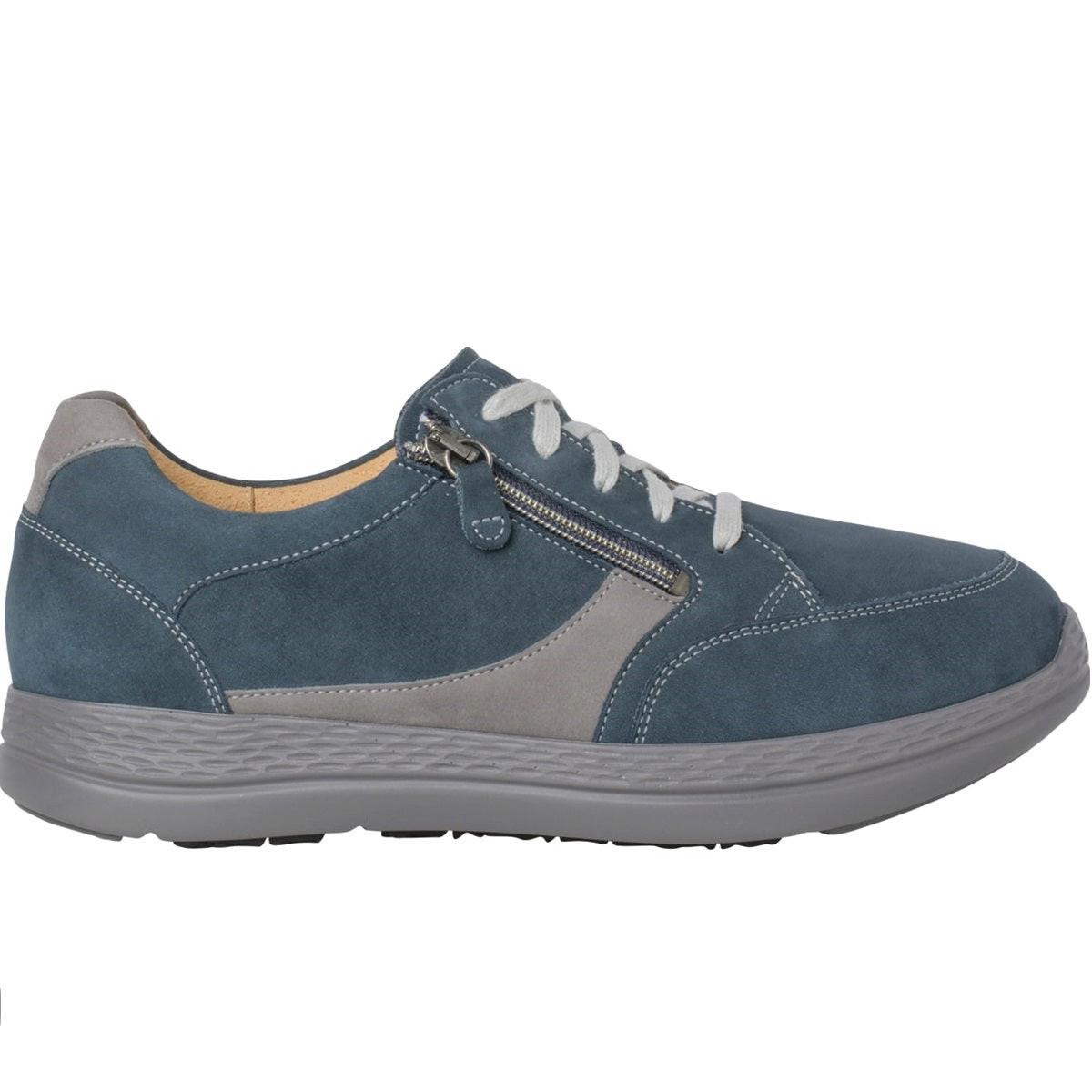 Karl-ludwig - Nubuk Sneaker Herren Blau 47 von Ganter