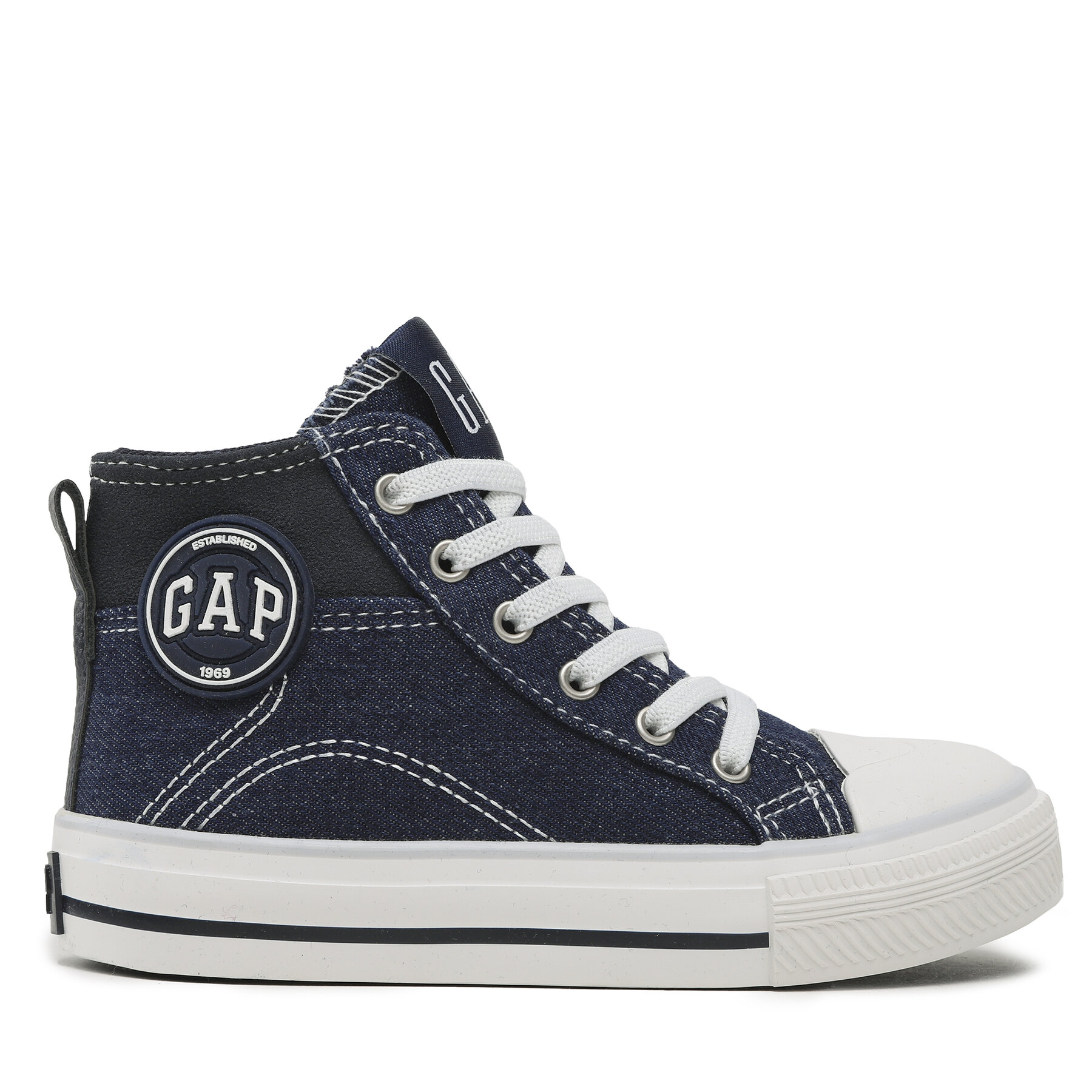 Sneakers aus Stoff Gap Houston Mid Dnm GAL501F6TYELYBGP Dunkelblau von Gap