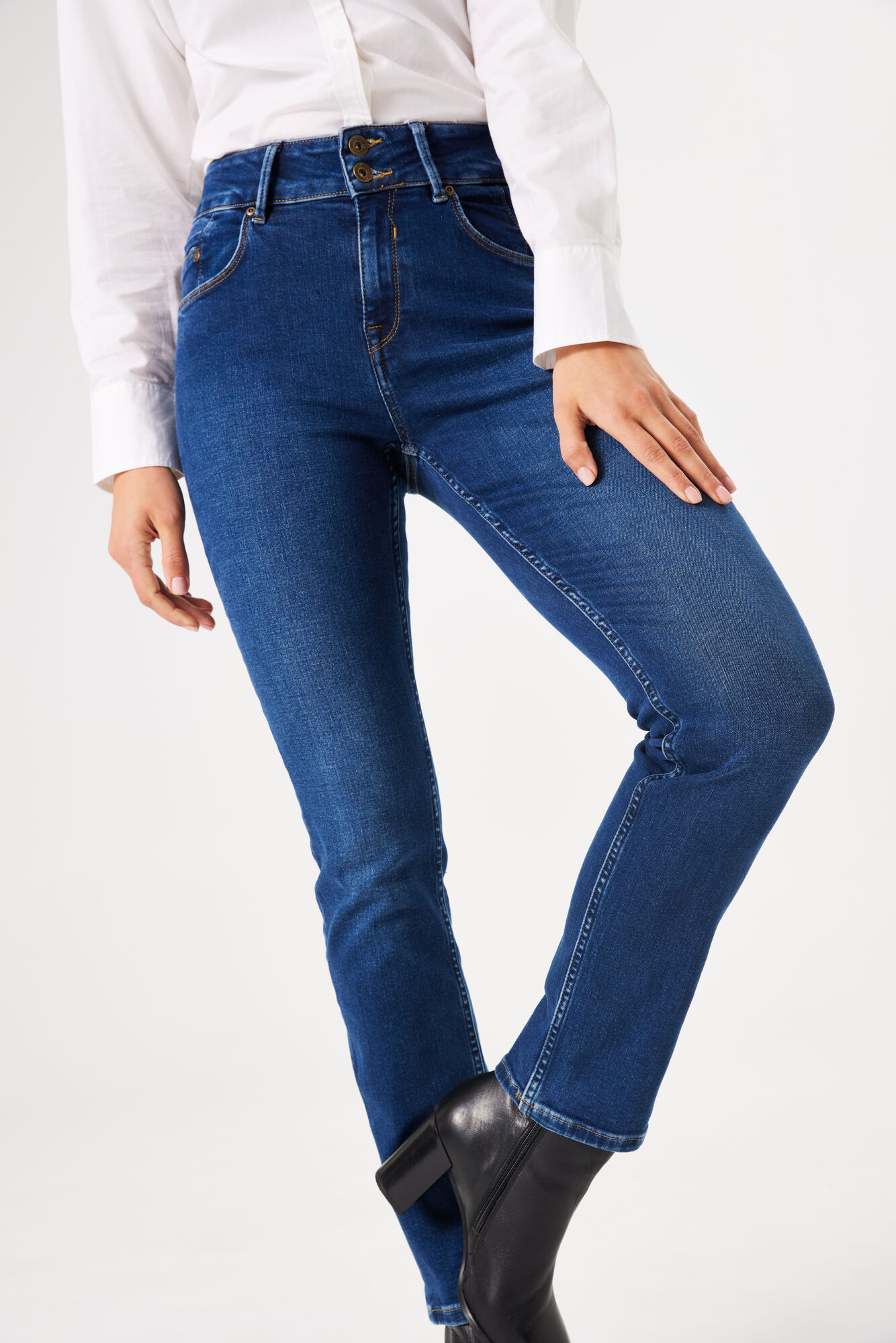 Garcia Slim-fit-Jeans »Caro slim curved« von Garcia