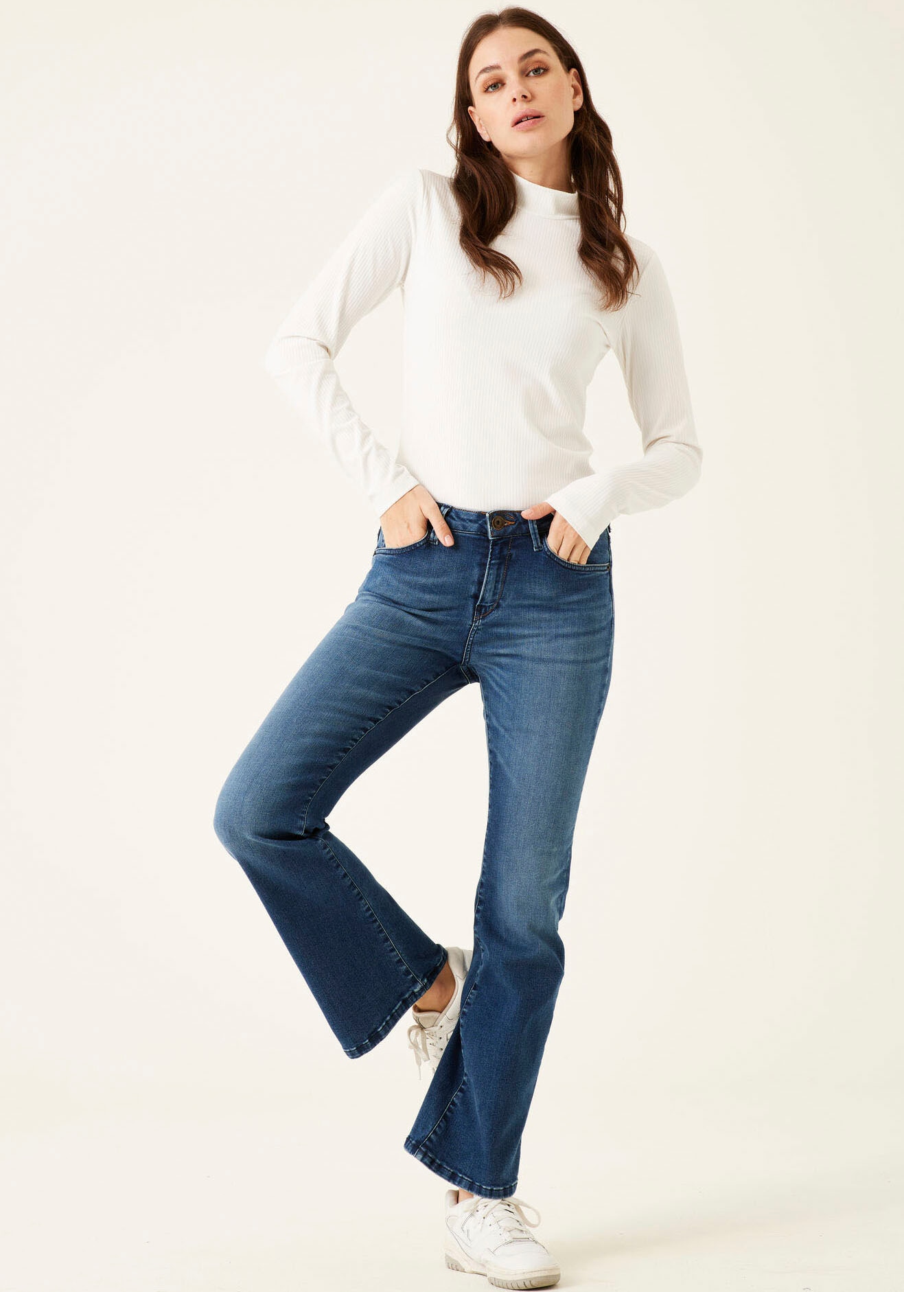 Garcia Slim-fit-Jeans »Celia Flare«