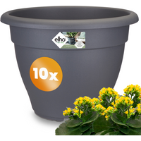 Blumentopf 10er-Set Anthrazit 29x22cm 7,1L von Gardebruk®